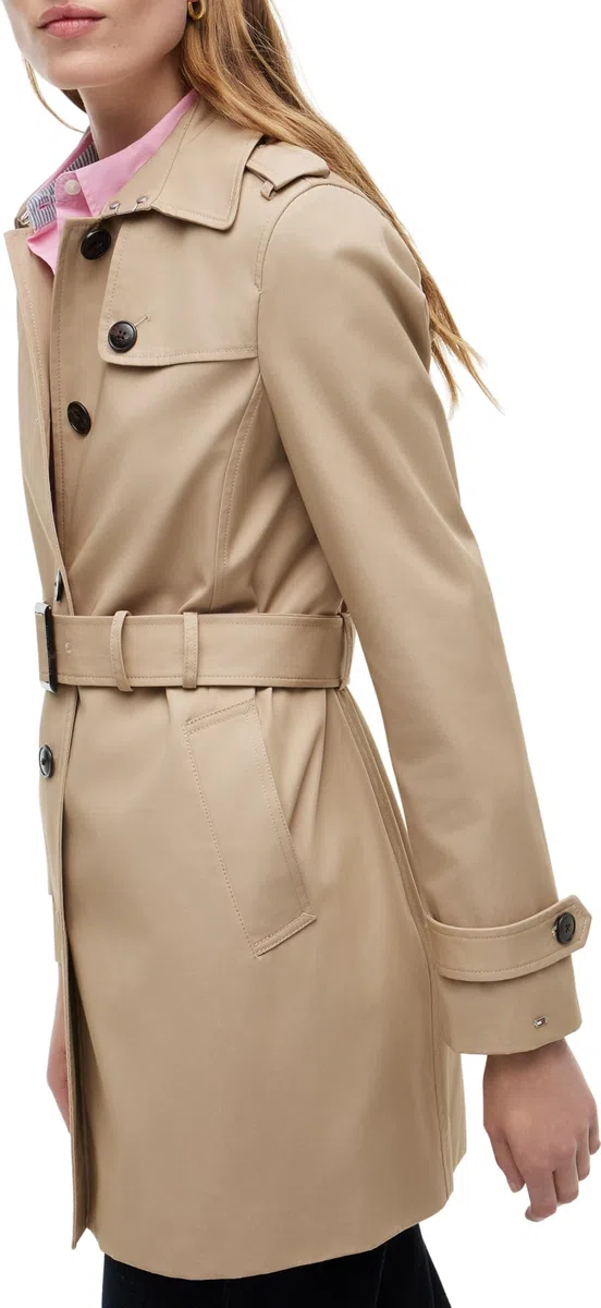 Tommy Hilfiger Donna Giacca Heritage Single Breasted Trench Giacca da Mezza Stagione