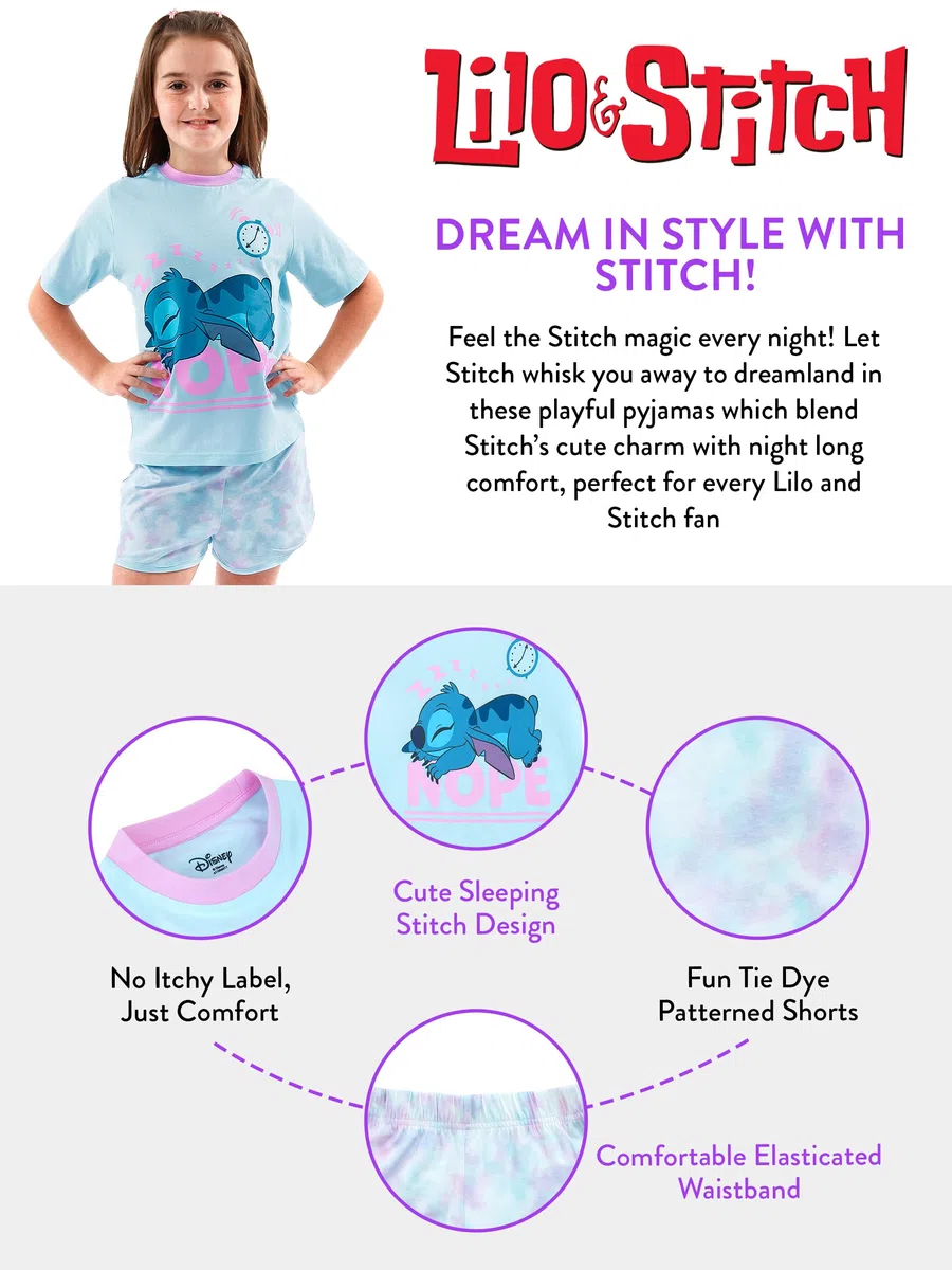 Disney Pigiama Stitch Bambina | Lilo E Stitch Pigiama Bambina | Pigiamone Bambini Invernali