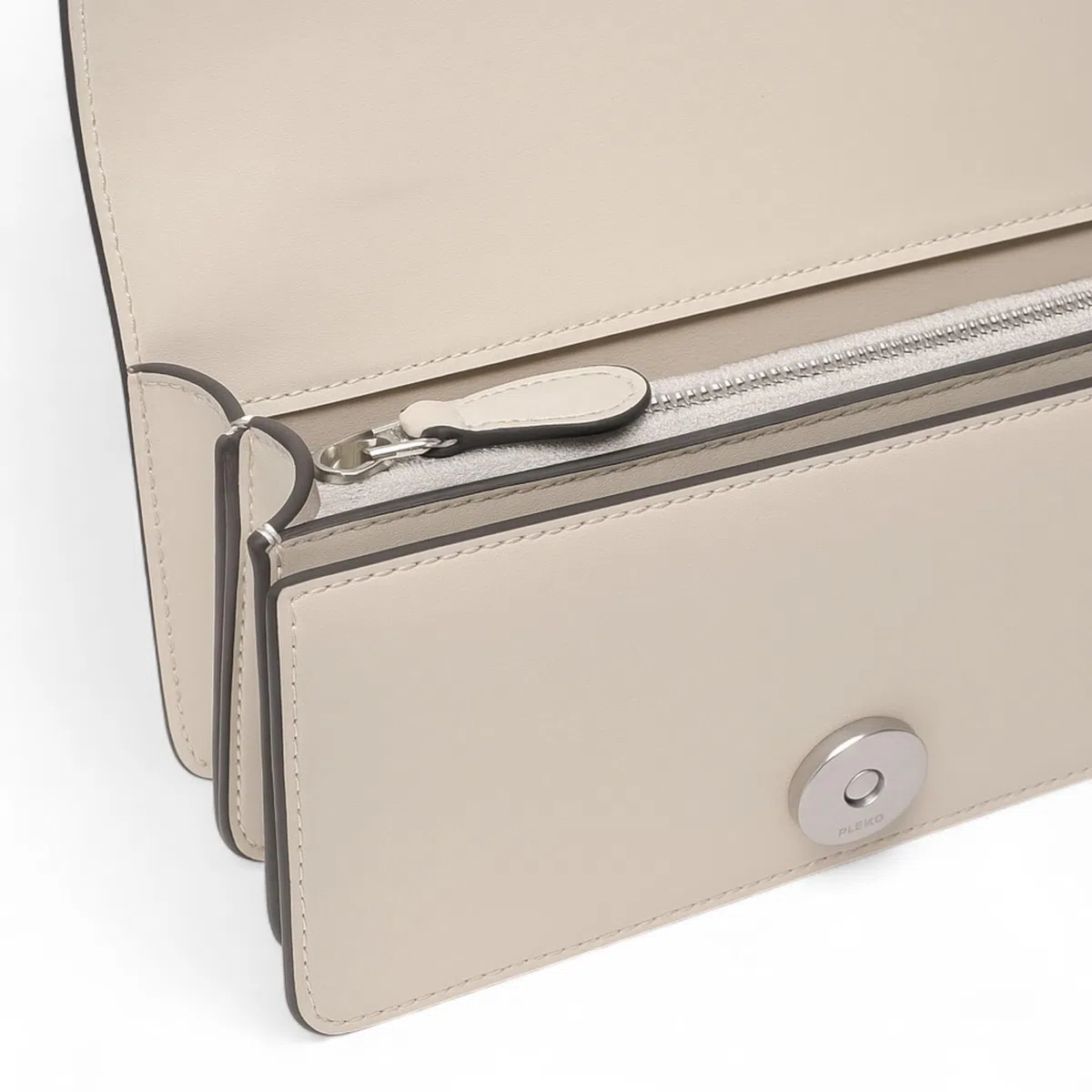 PINKO Love Mini shoulder bag, white and silver