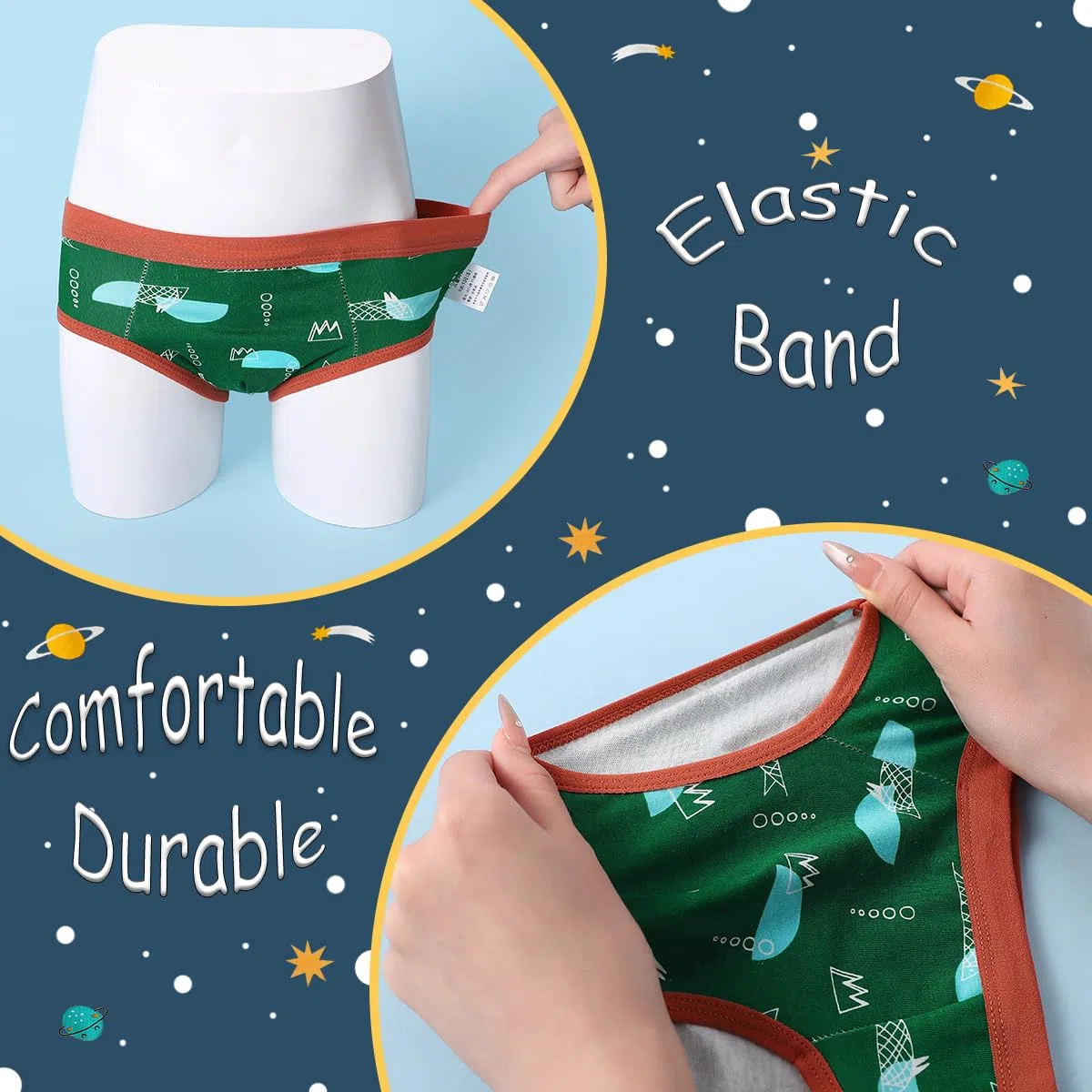 Piccoli Ragazzi Maglioni di Cotone 8 Pack Baby Panties Bambini Bambino per 3-10 Anni Assortiti Cartoon Morbido Brief Biancheria Intima