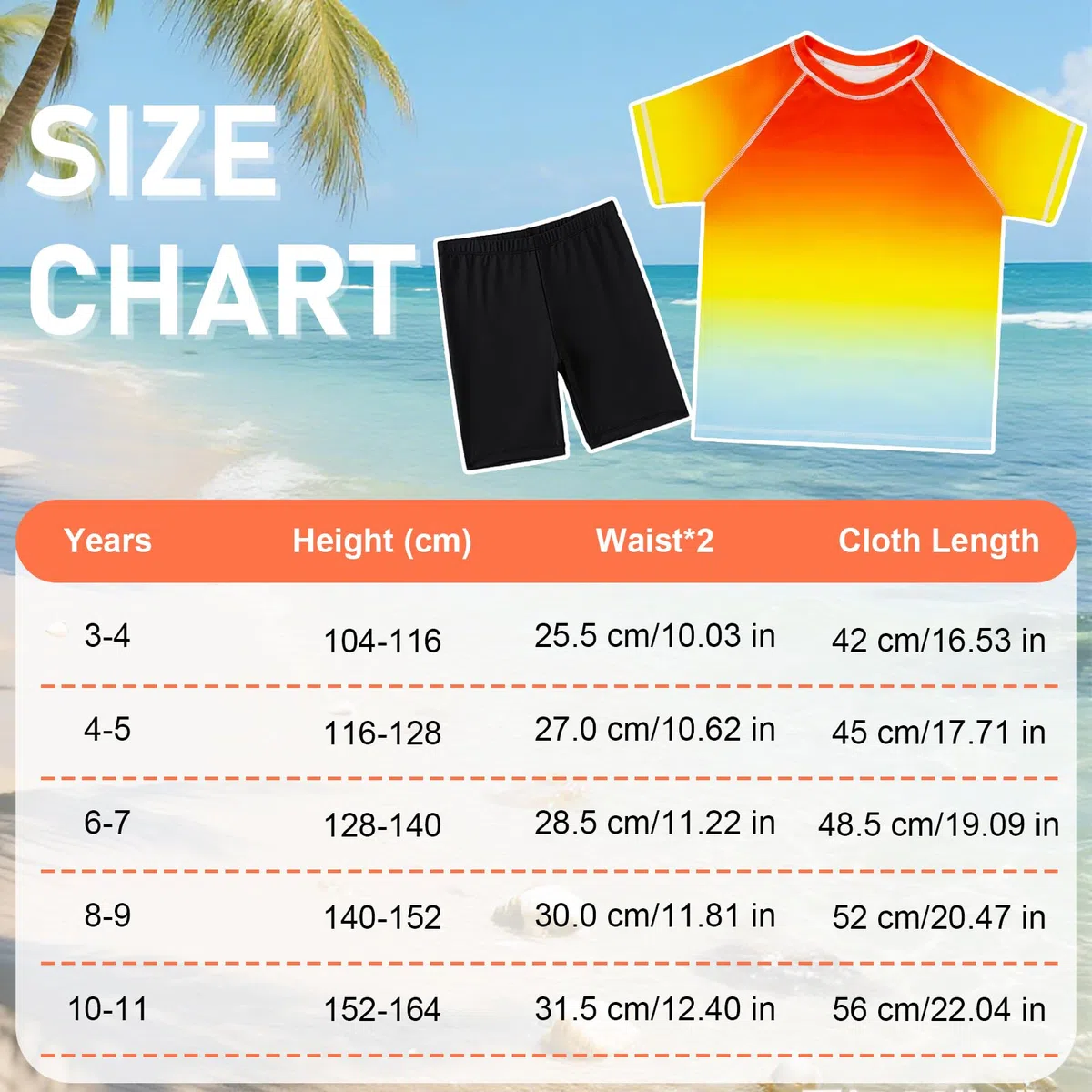 Costume da Bagno per Ragazzi 2 Pezzi Manica Corta Rash Guard e Pantaloncini da Bagno Set Asciugatura Rapida Protezione UV Maglietta da Nuoto Estivo Nuotare Spiaggia Surf per Bambino 3-11 Anni