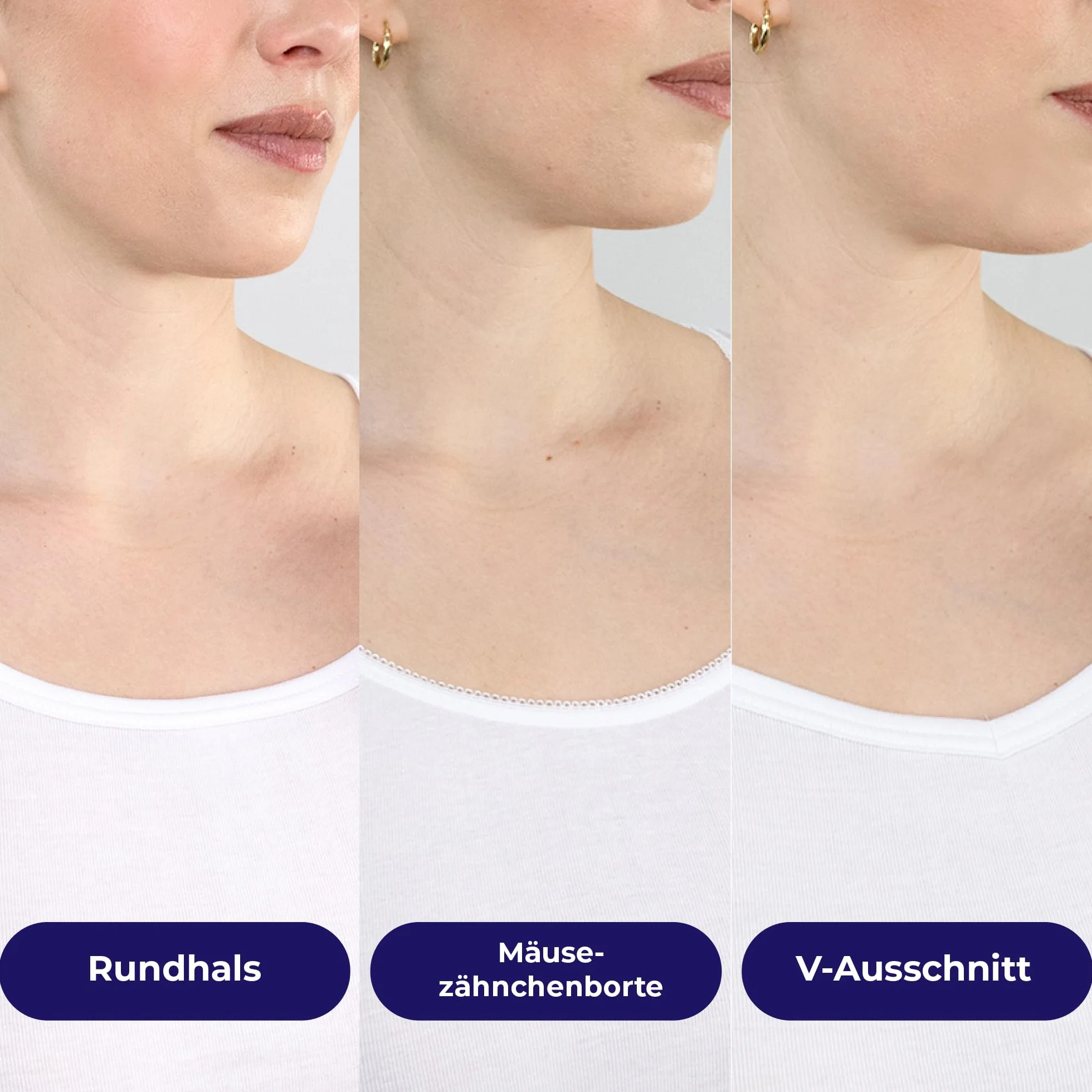 SES Maglietta Intima da Donna Confezione da 3 in 100% Cotone