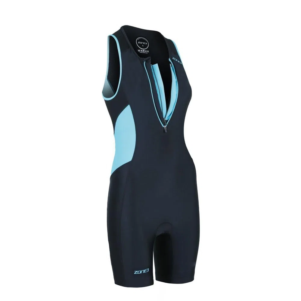 ZONE3 2026 Womens Activate Trisuit TS23WACT107 - Black/Turquoise