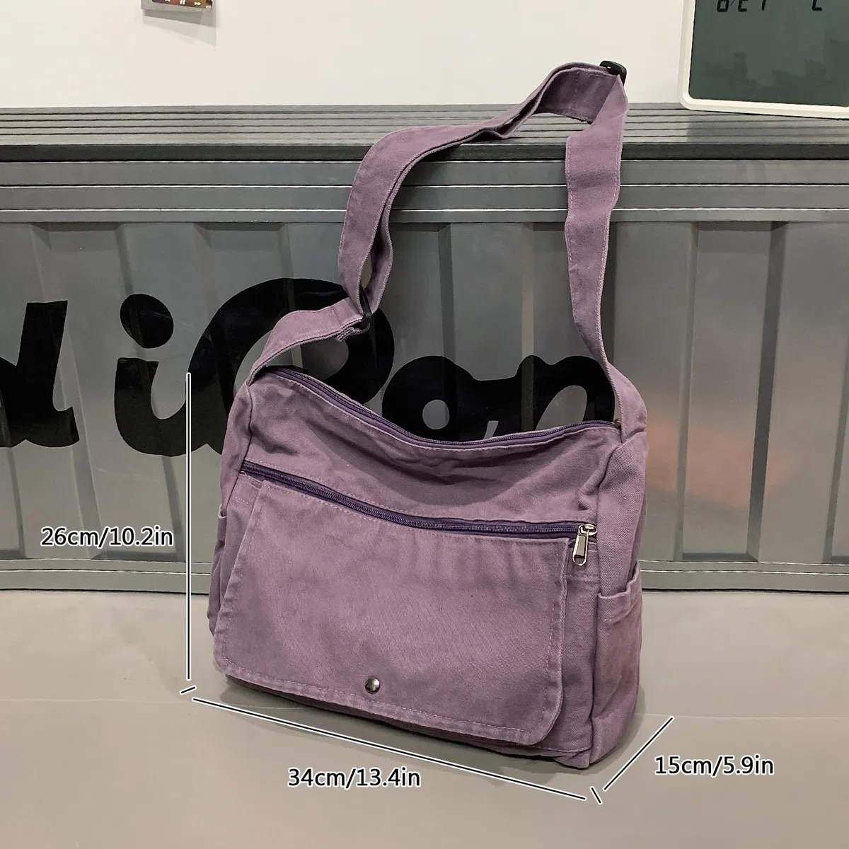 X SIM FITNESSX Borsa a tracolla in tela unisex Messenger Bag in tessuto Oxford per tutti i giorni, ufficio e viaggi