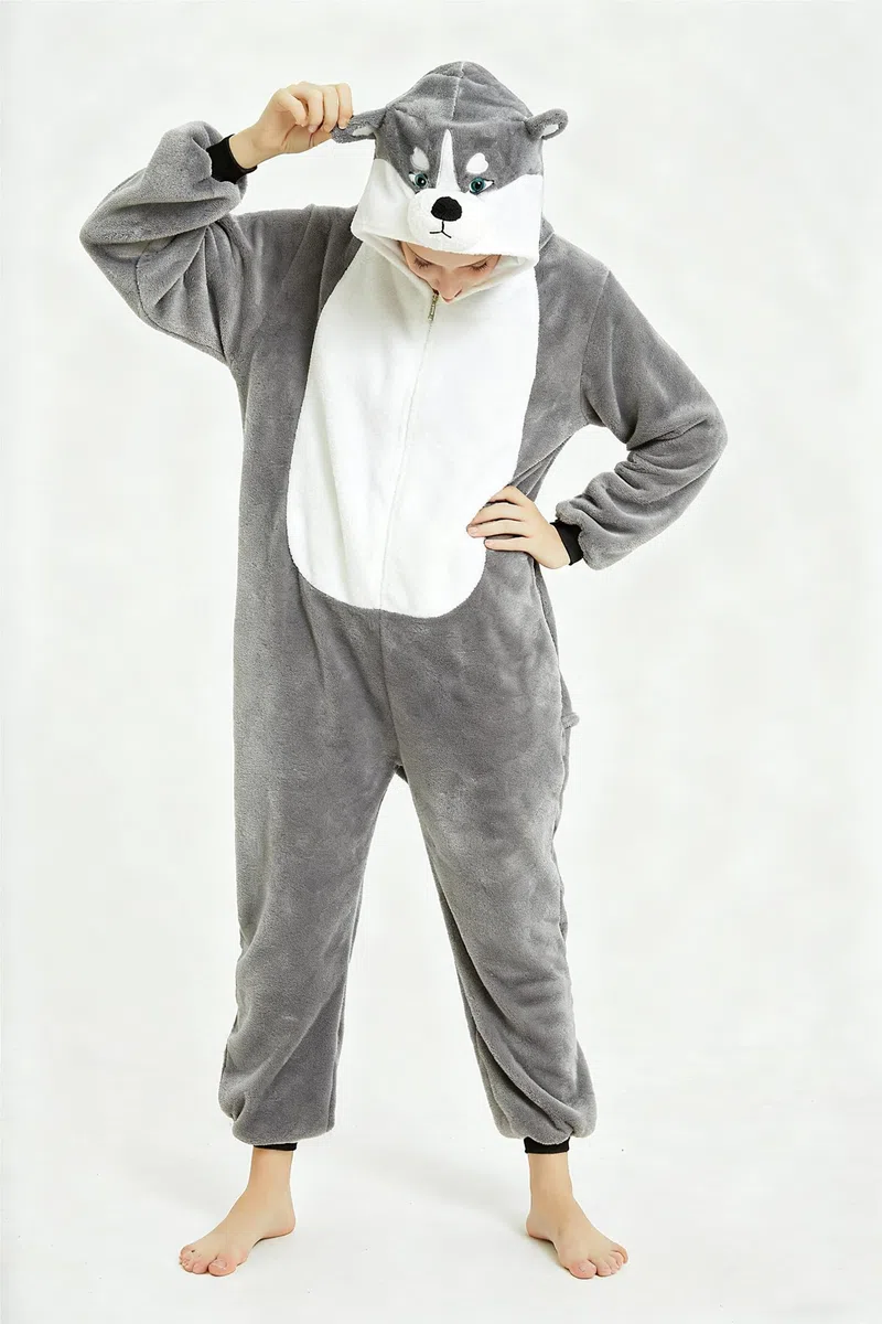 Pigiama Kigurumi Tuta per Carnevale Natale Festa Costume da Party Animale Halloween Cosplay Adulto Monopezzo Unisex Donna Uomo