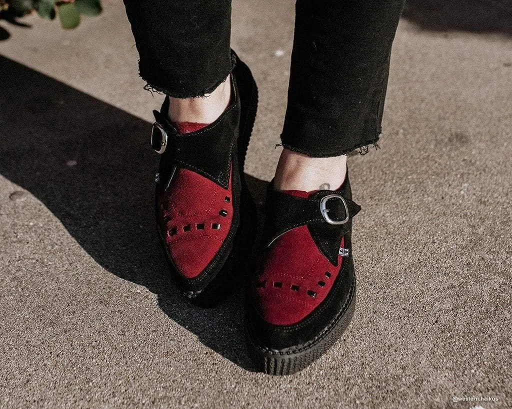T.U.K. Pointed Creeper Monk Buckle - Scarpe da Uomo e Donna - Vari Colori