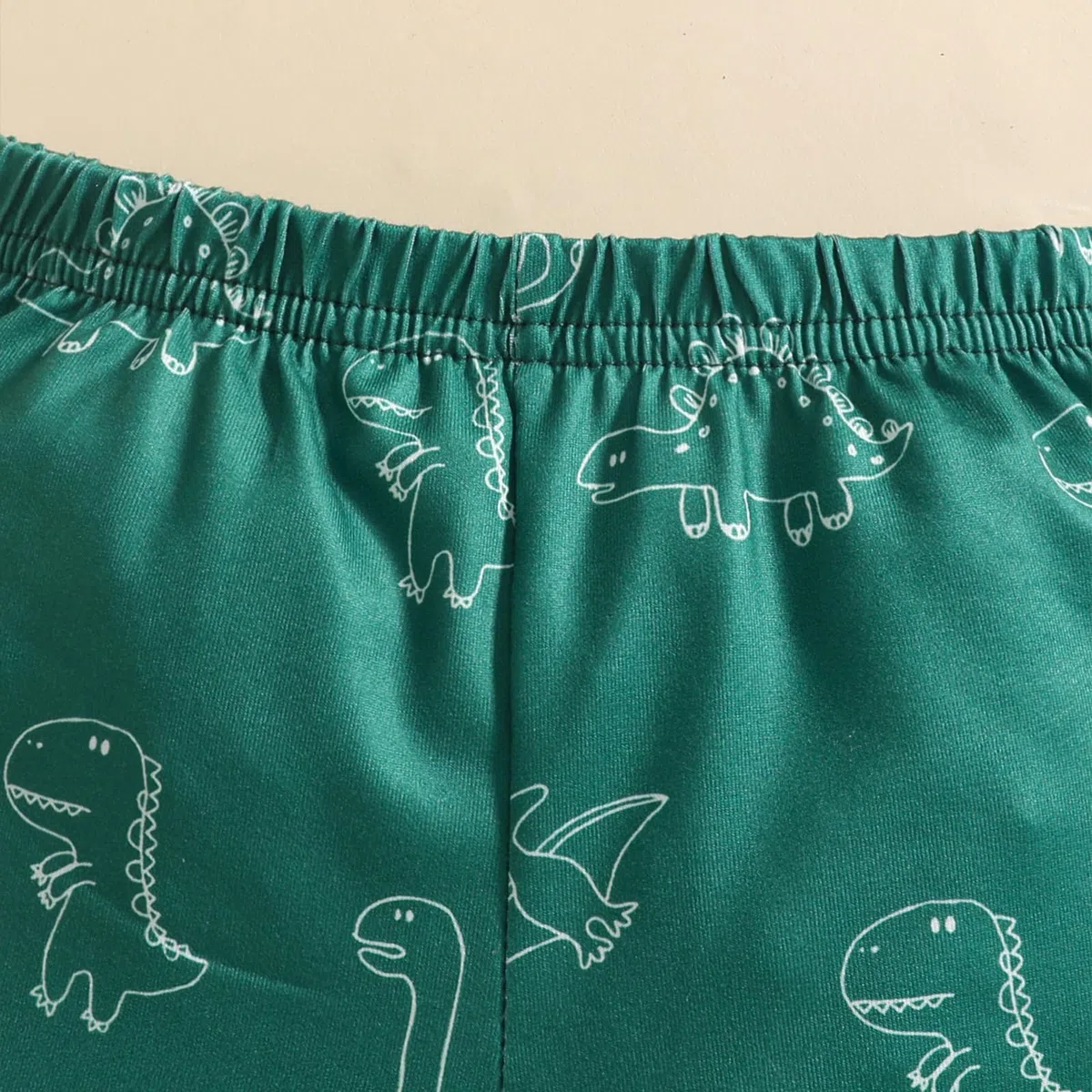 2 Pezzi Completi per Bambino Neonato Set di Vestiti Estivi Maglietta Top con Dinosauro da Maniche Corte e Pantaloncini Felpa Tuta per Bambini