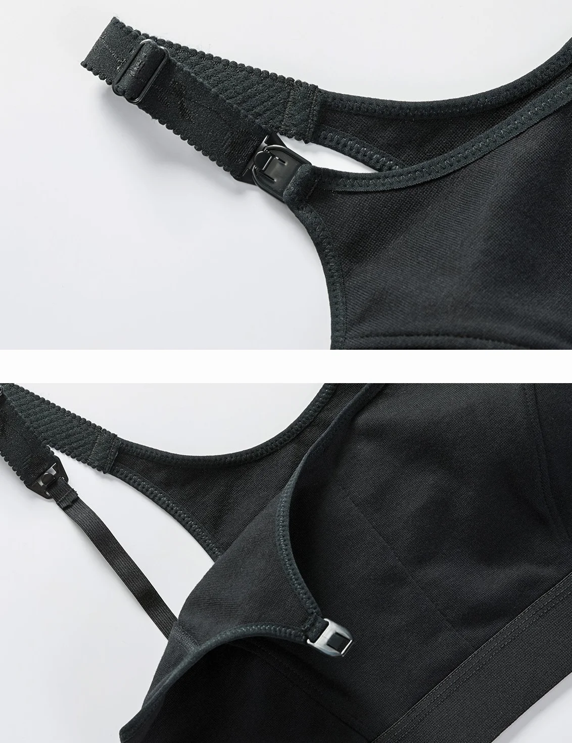 Gratlin Reggiseno Allattamento Cotone Taglie Forti Senza Ferretto Racerback Reggiseni Sportivo per L'Allattamento