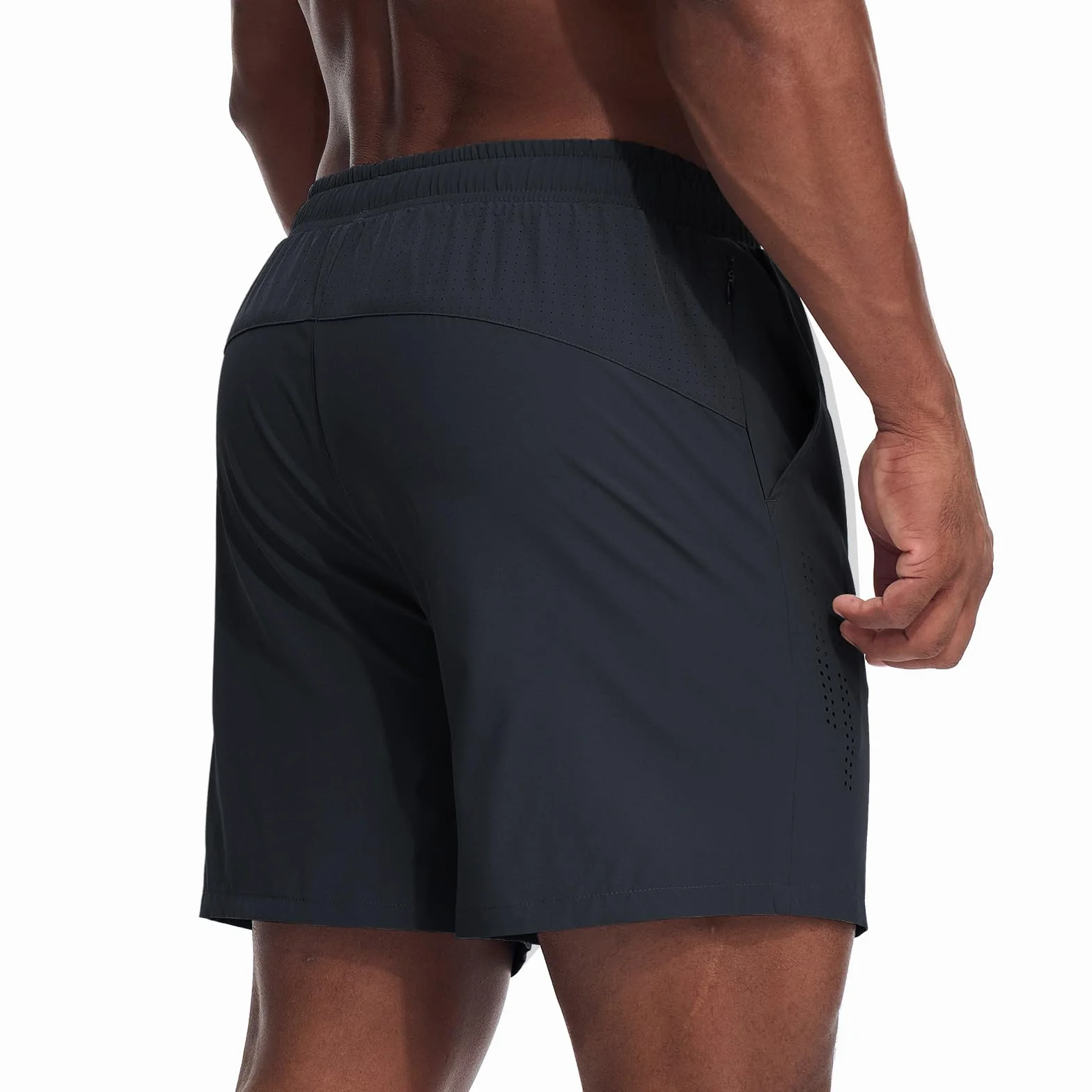 Pantaloncini da Running Uomo 2 in 1 Pantalone Corto Sportivo Short da Asciugatura Rapida Traspirante Outdoor Jogging