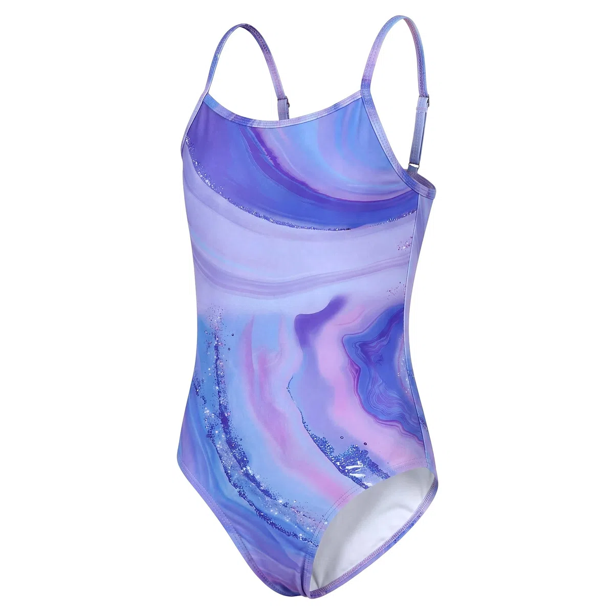 Costume da Bagno Intero per Ragazze, Bambini Costume Intero con Spalline Regolabili Elasticizzato Asciugatura Rapida Costume da Nuoto Leggero Abbigliamento da Bagno 5-14 Anni