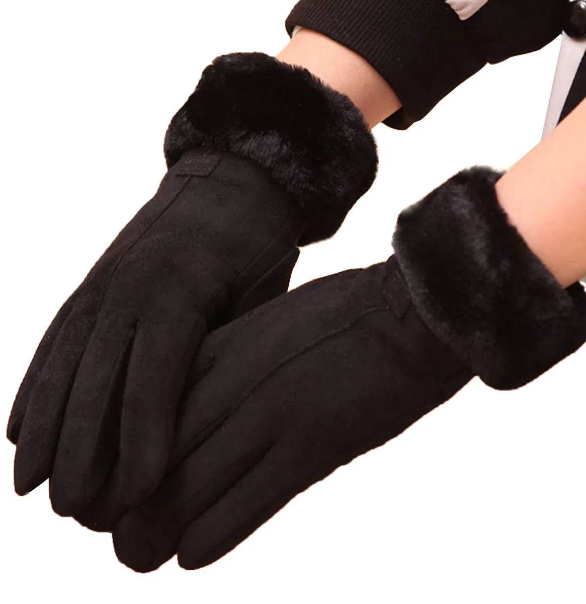 Guanti Donne Invernali Touch Screen Antivento Eleganti Guanti caldi in texting con pile foderato per gli sport running outdoor