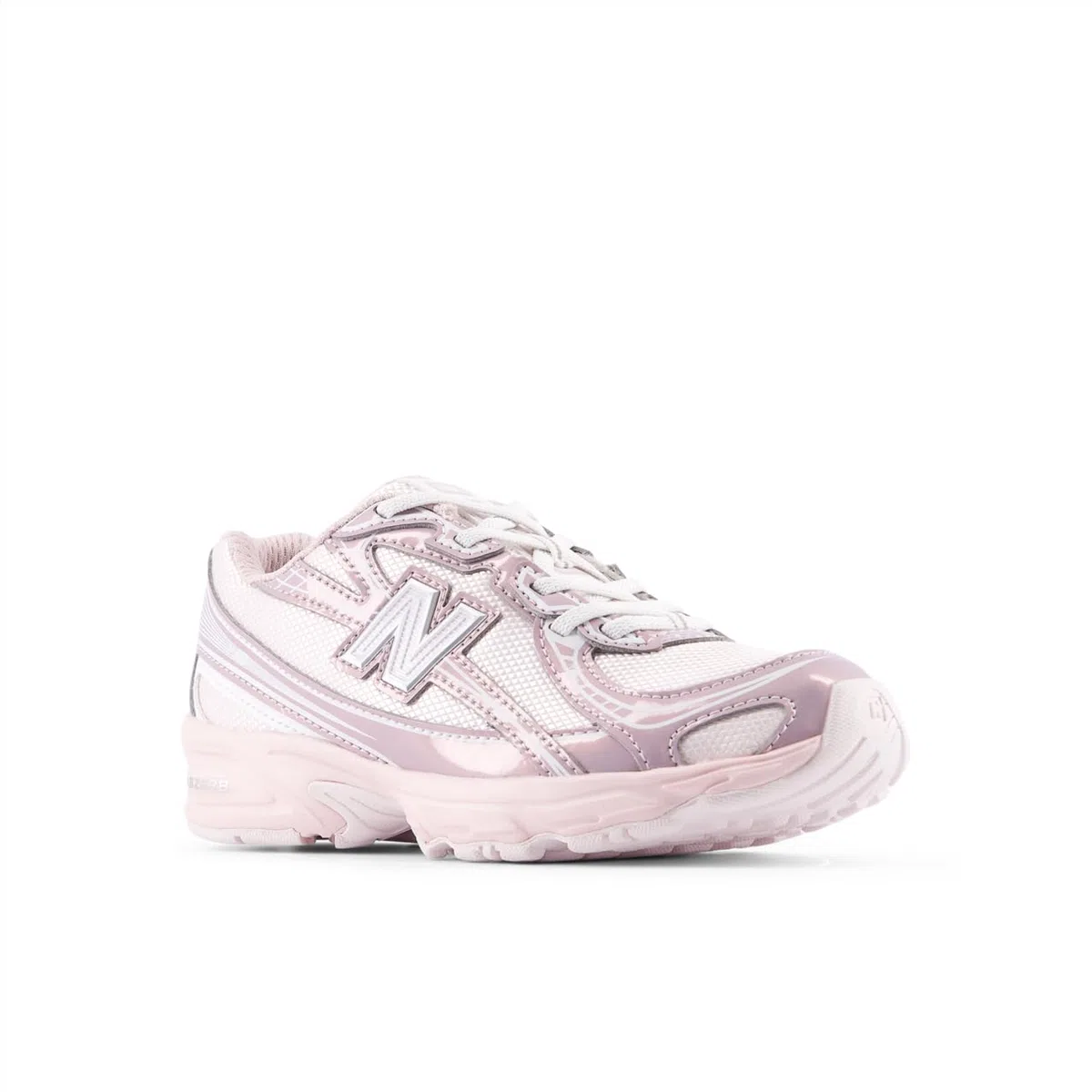 New Balance 740 Bungee Lace Pre Girls Kids Running Inspired (P7401HN) (rosa sale/rosa pietra), 3 Little Kid