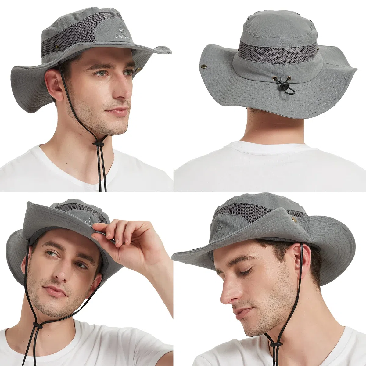 Cappello Safari Pescatore Uomo, Sole Estivo, Trekking Anti UV, Giungla Montagna