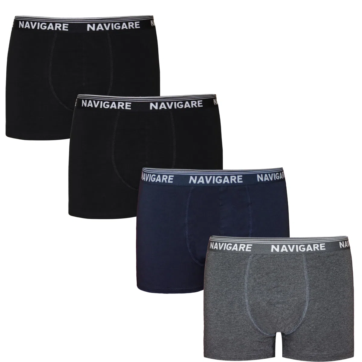 Navigare Boxer Uomo Bielastico: Comfort Superiore e vestibilità Perfetta. Boxer Uomo,Confezione 4 Pezzi, Art. 873/E - 822. Edizione Limitata Esclusiva per Azzeta.