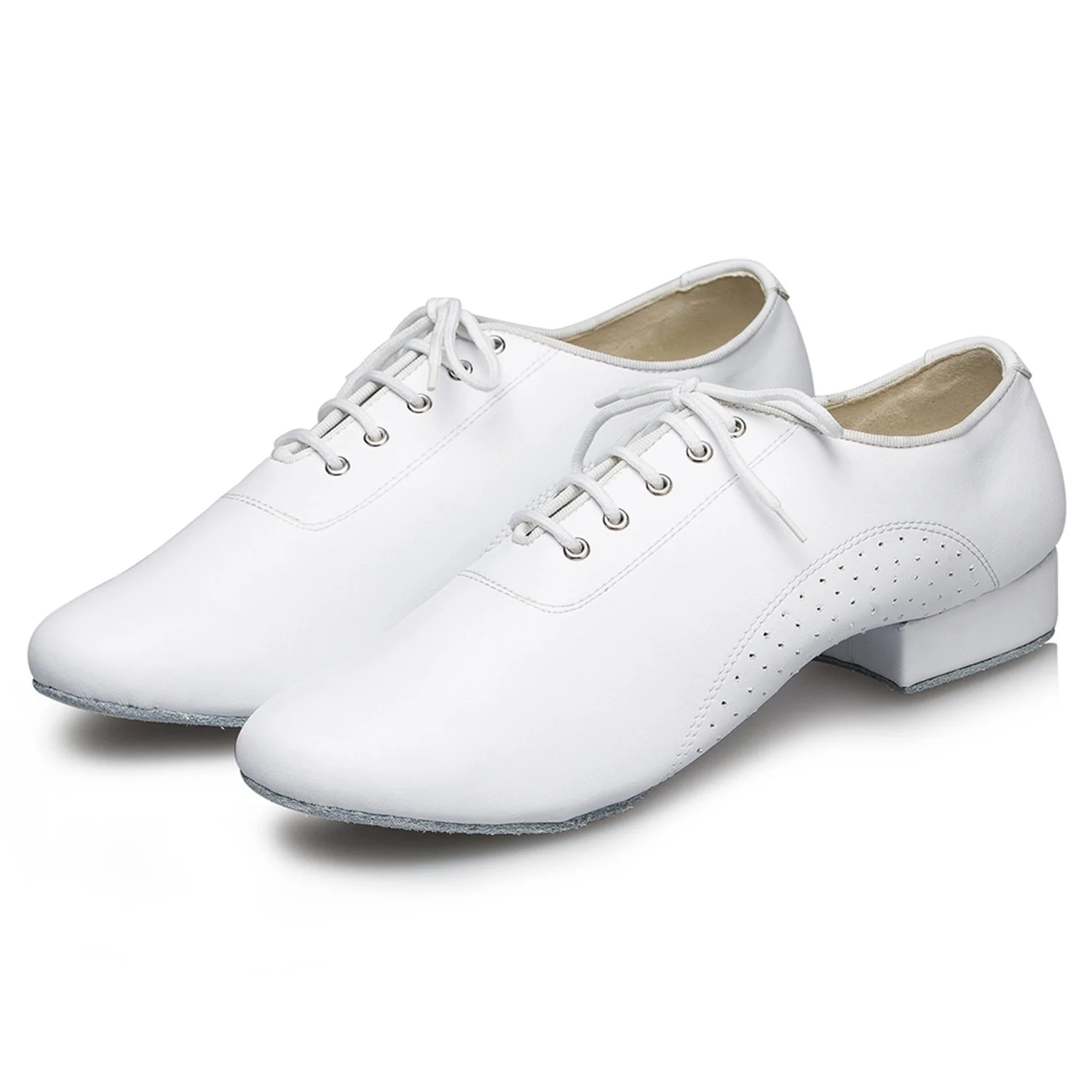 Latin Salsa Uomo Classic 1 inch Standard Tacco Pelle Sala Tango Scarpe da Ballo L173