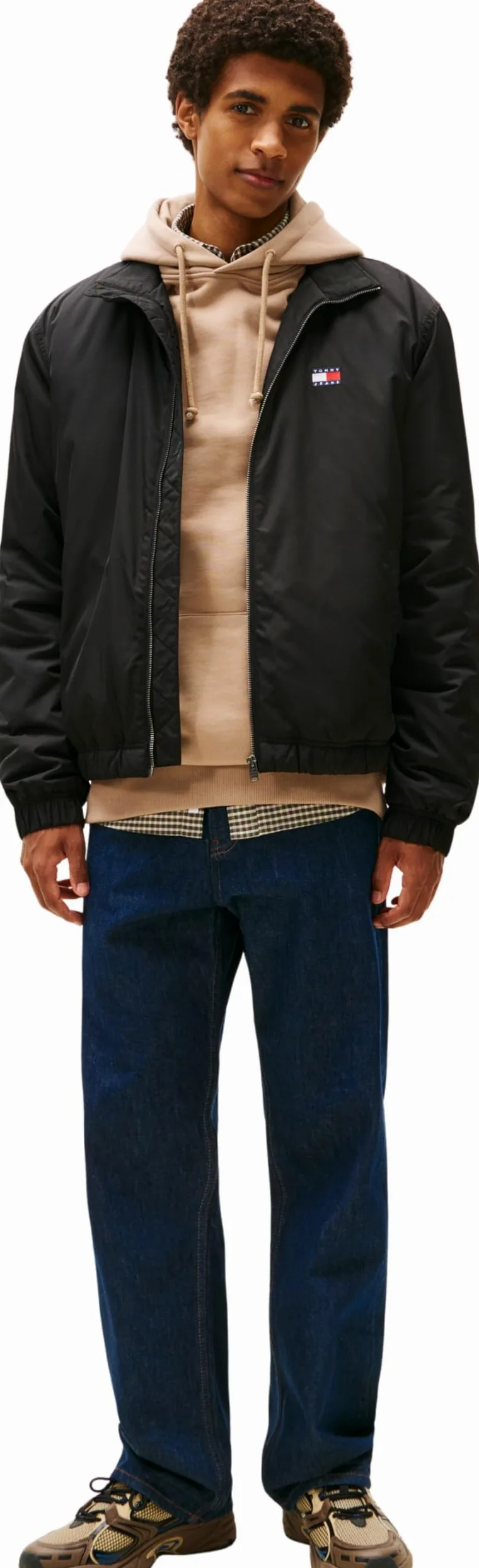 Tommy Jeans Giacca imbottita da uomo TJM Essential EXT DM0DM21936, nero (nero), 3XL, NERO (Nero), 3XL Plus