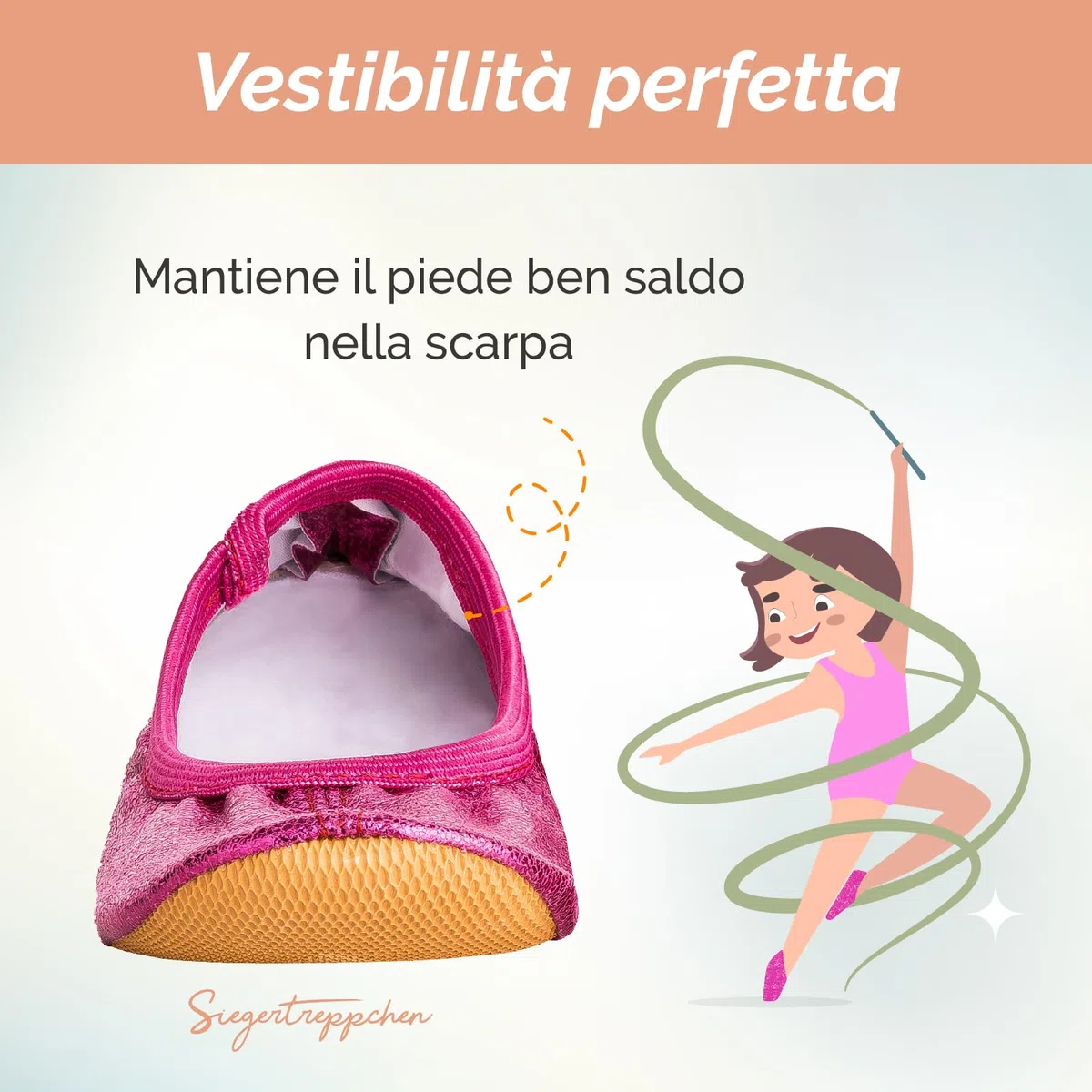 Scarpe da Ginnastica Artistica (24-40) Rosso, Rosa, Blu e Bronzo - Scarpe da Ballo per Ragazze, Ragazzi e Adulti