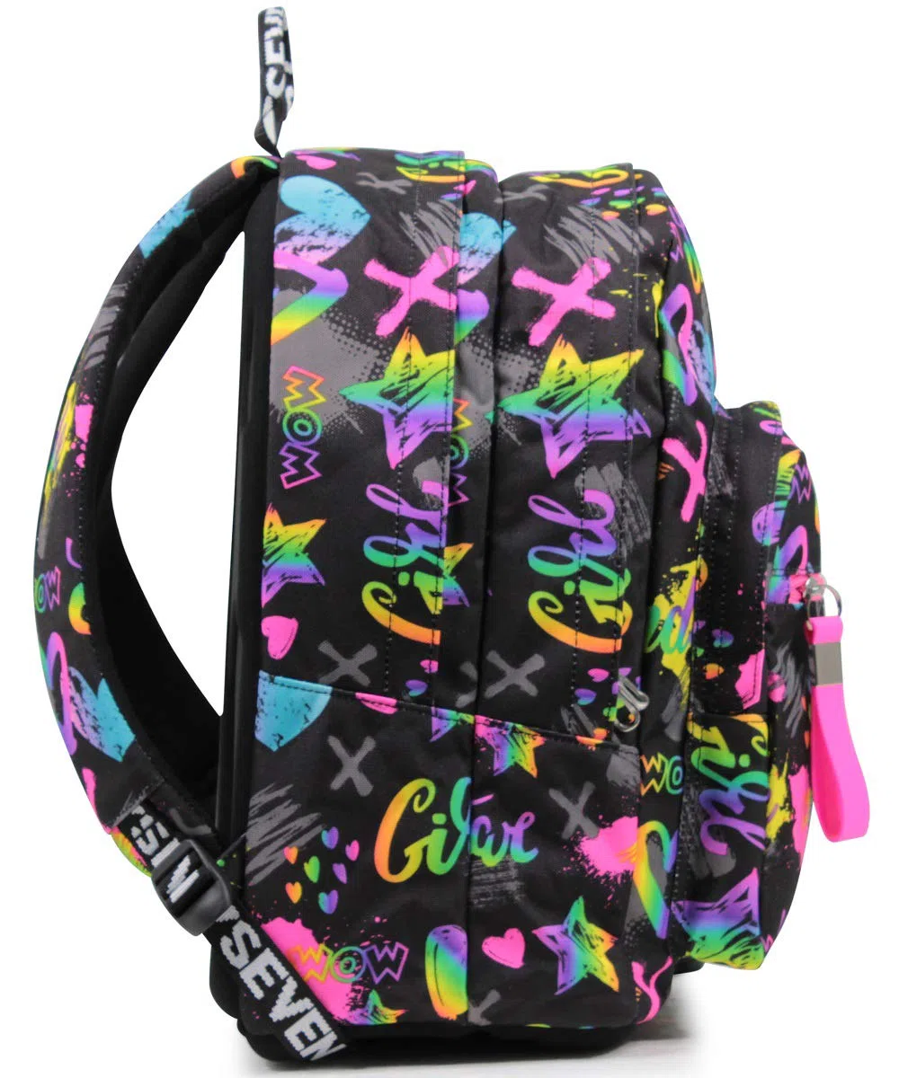 Kit scuola - ZAINO EXTRA FIT Seven + ASTUCCIO - Iridescent