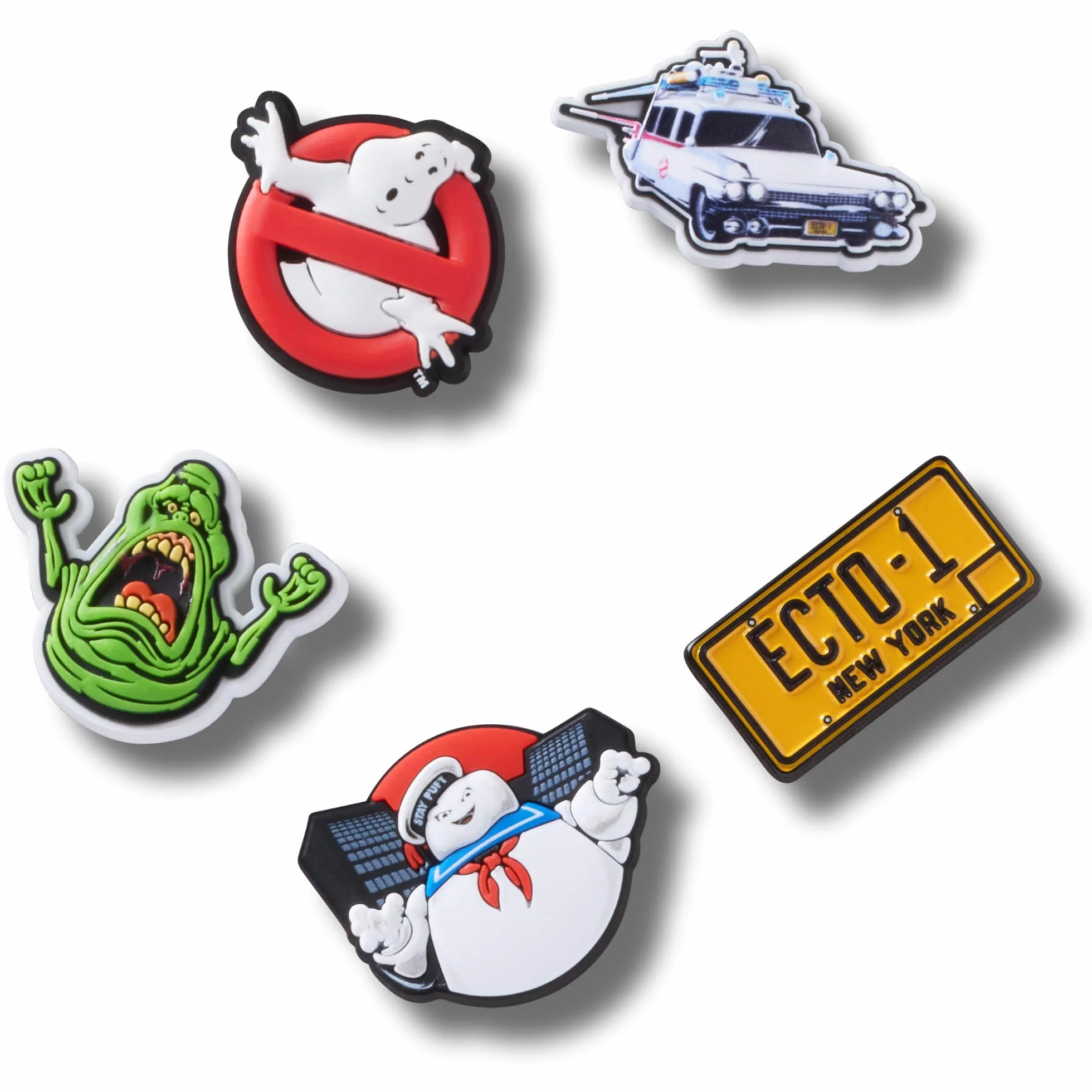 Crocs Unisex Ghostbusters 5 Pack - Ciondolo per scarpe, multicolore