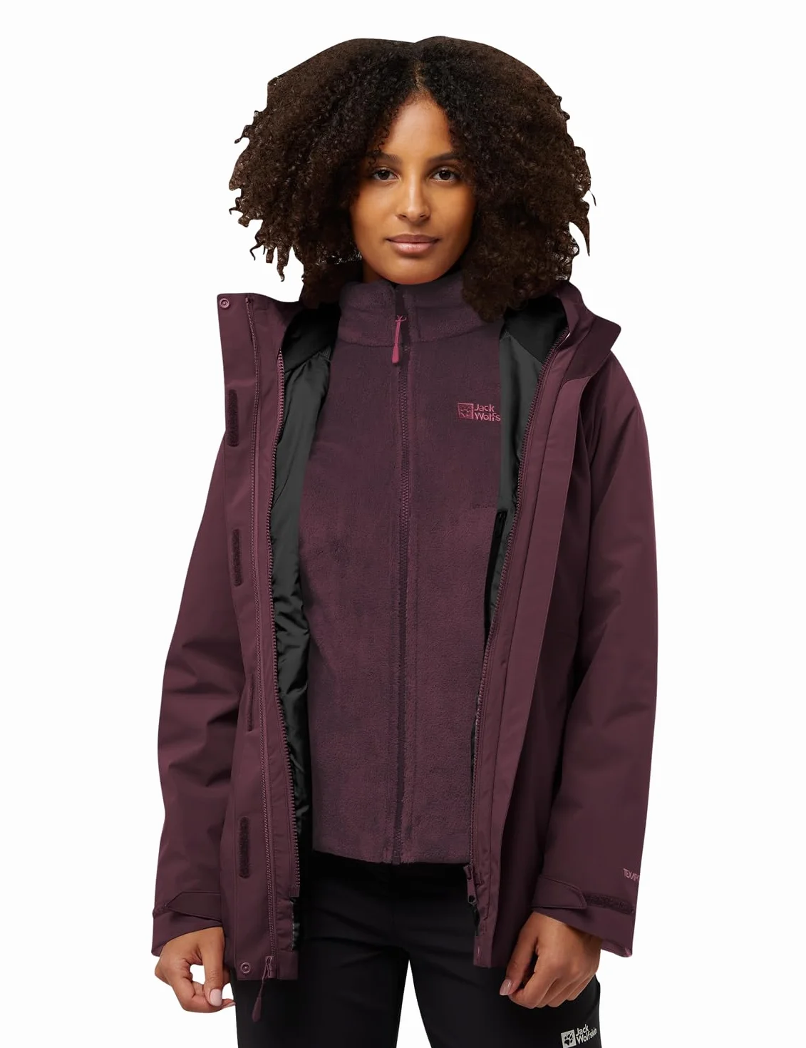 Jack Wolfskin Rotwand 3in1 Jkt W Giacca Donna