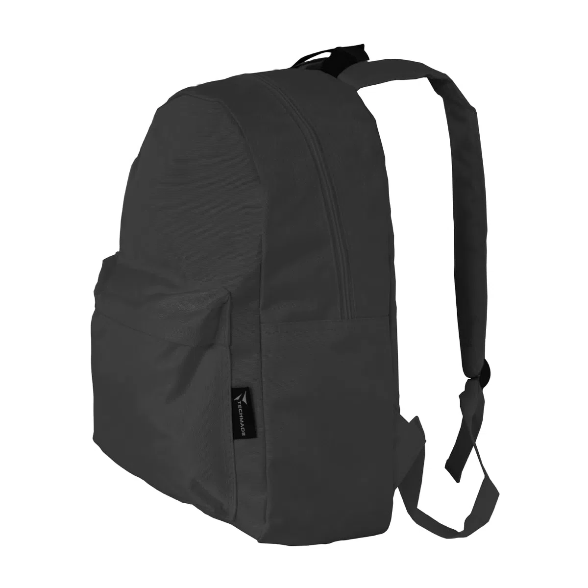 TECHMADE Zaino Leggero e Multifunzione per Laptop fino a 15" – Casual Ergonomico, Ideale per Scuola, Lavoro e Viaggi (Ryanair EasyJet) 40x15x30 cm– Spallacci Regolabili e Tasche Multifunzione (nero)