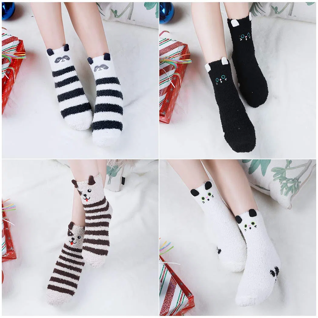 Kuschel Socken, soffici calzini da letto, da donna, caldi, invernali, da donna