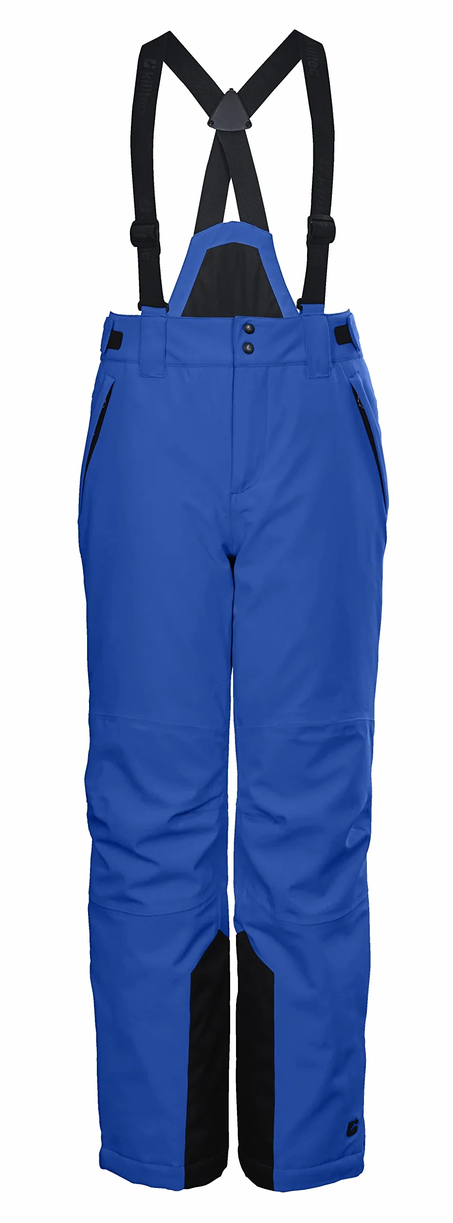 Killtec - Ksw 79 Bys Ski Pnts, Pantaloni Funzionali da Sci con Pettorina Rimovibile, paraneve e Protezione dei Bordi Bambini e Ragazzi