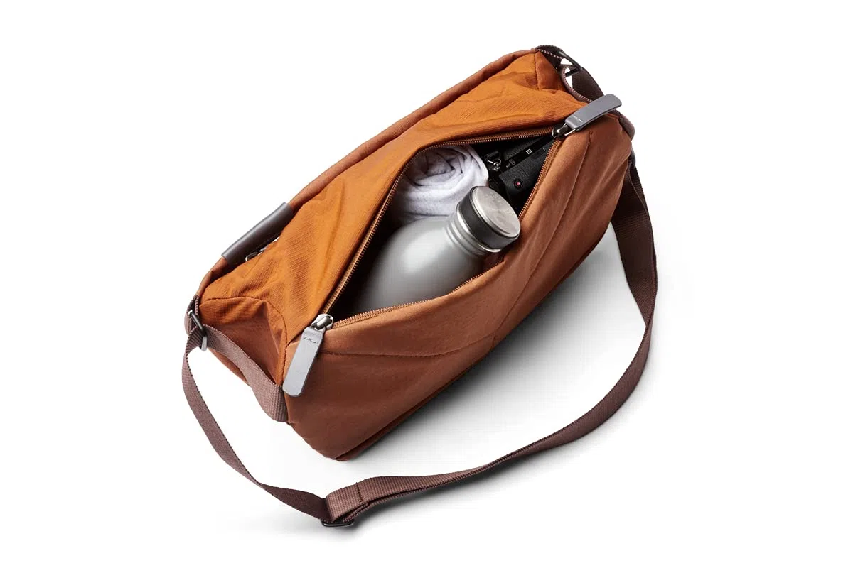 Bellroy Sling Bag, Borsa a tracolla compatta unisex, materiali impermeabili - Bronze