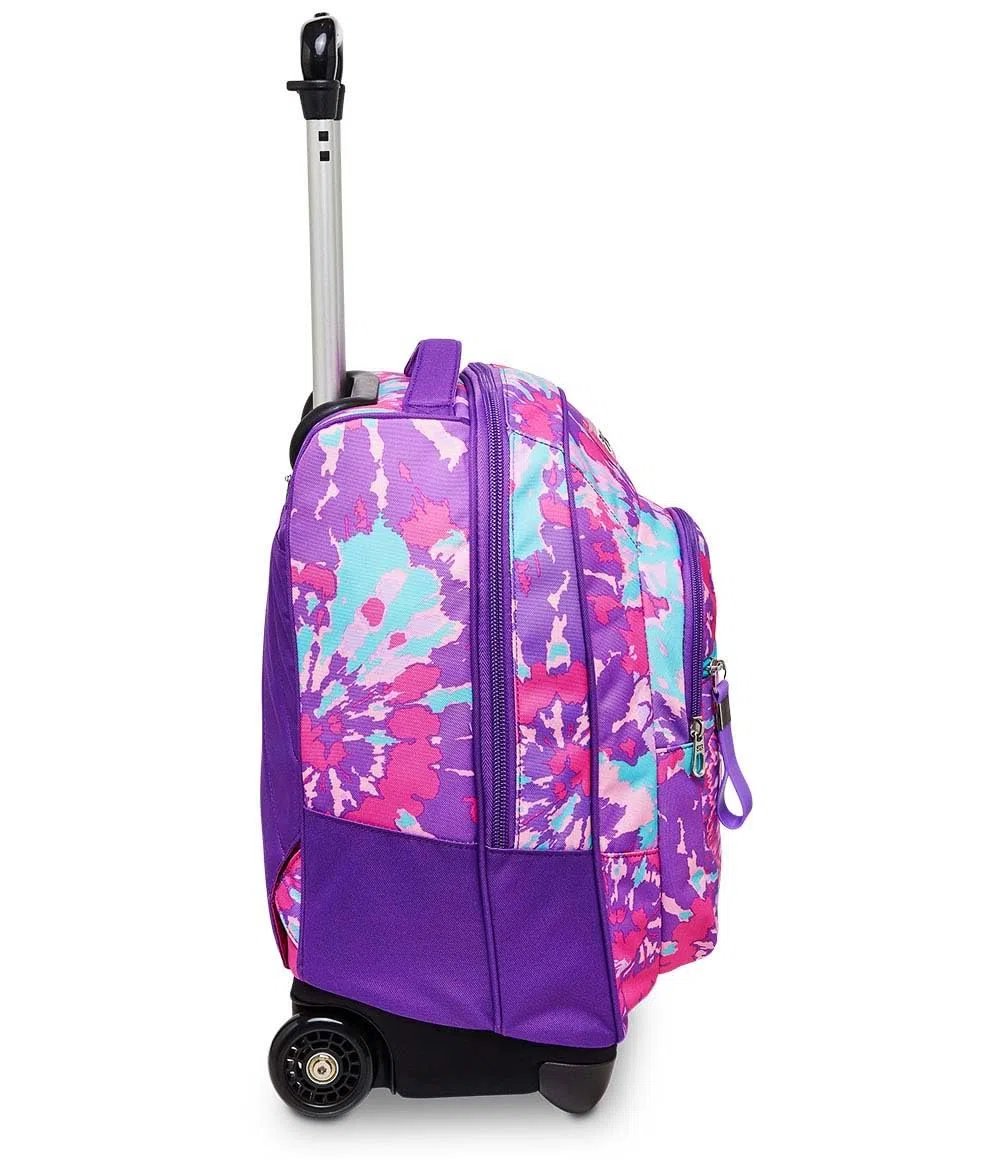 Seven Trolley Scuola, Trendy Heart Girl, Multicolore, 2 in 1 Zaino con Spallacci Uso Zaino con Cross-Over System, Scuola e Viaggio, Bambine e Ragazze