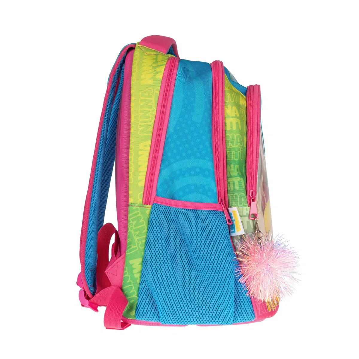 Zaino Scuola Elementare per Bambini 32x21x42 cm Zainetto da Bambina o Bambino con 2 Compartimenti e Chiusura a Zip