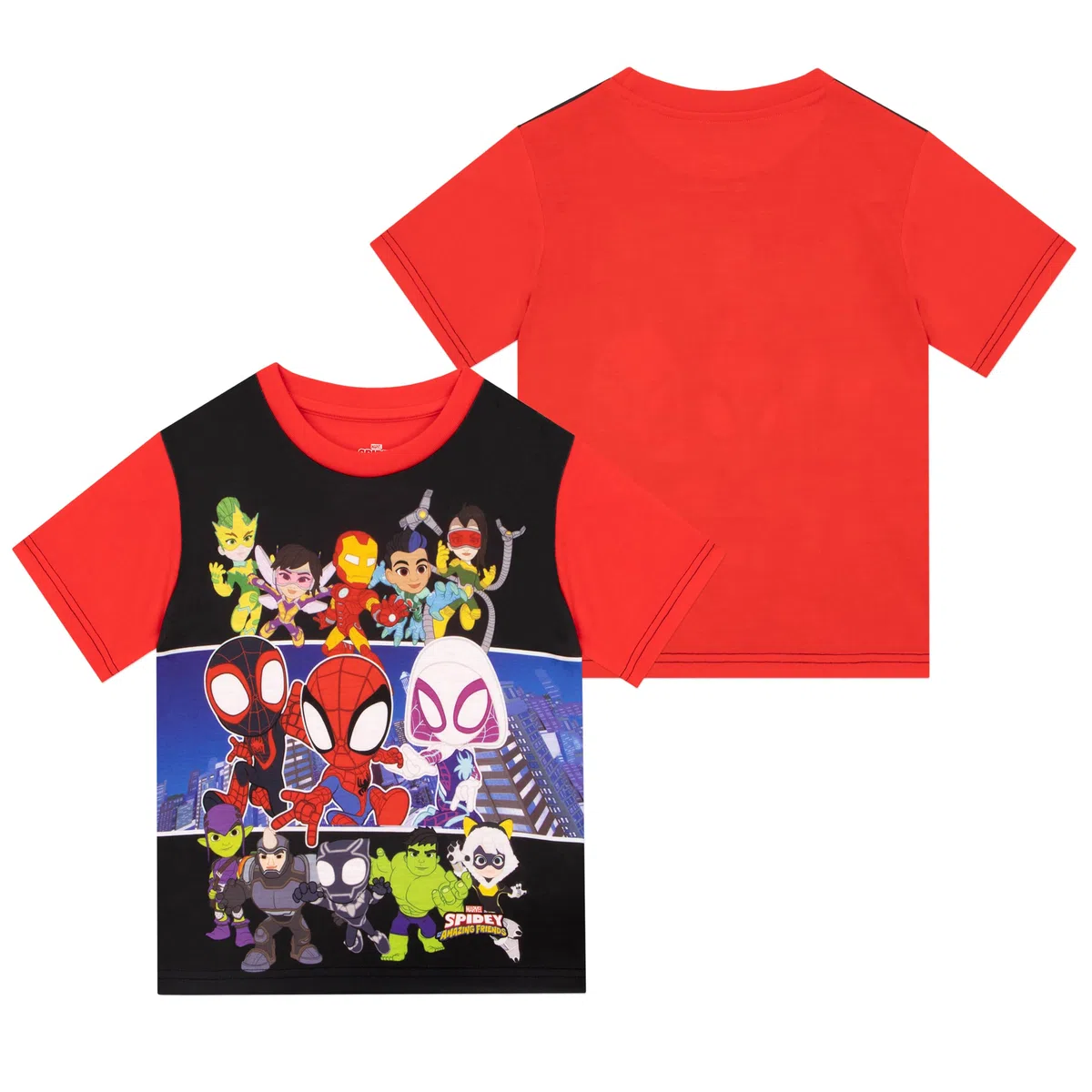 Marvel Spidey E I Suoi Fantastici Amici Pigiama Bambino | Pigiama Spiderman | Pigiamone Bambino Corto