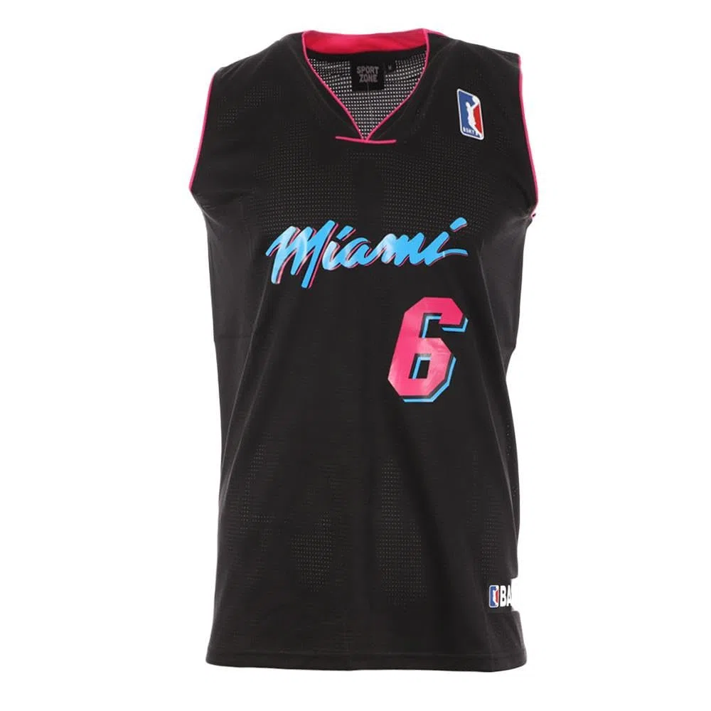 Miami Maglia da Basket Nero