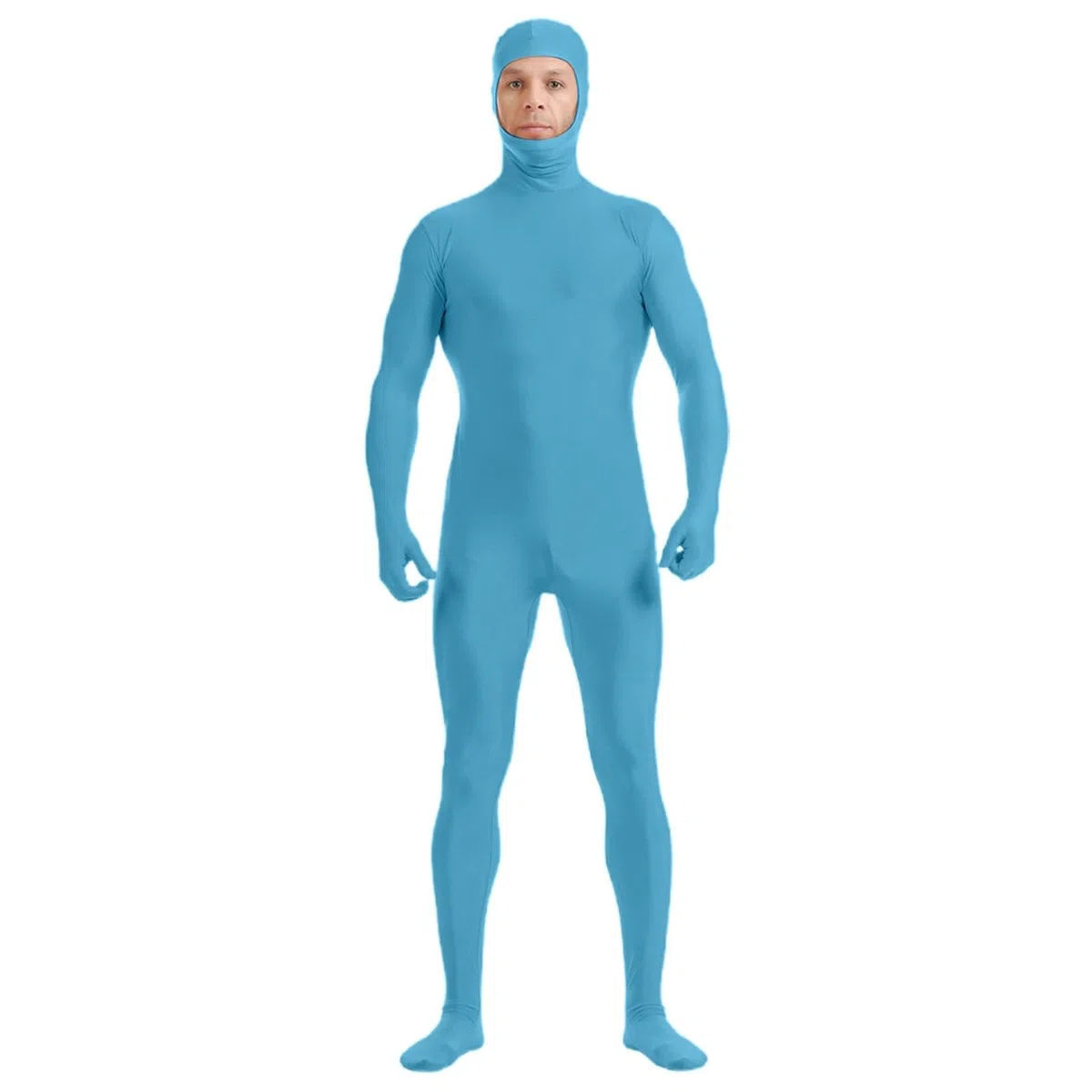 Tuta da uomo per tutto il corpo, collant elasticizzato, costume Zentai per tutto il corpo, per cosplay, Halloween, per adulti, da donna, tutto il corpo, collant