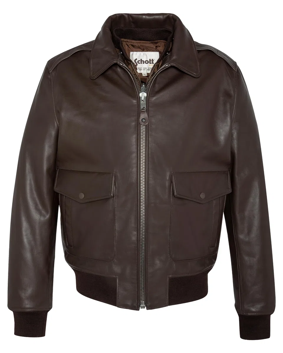 Schott NYC Giacca in Pelle Uomo