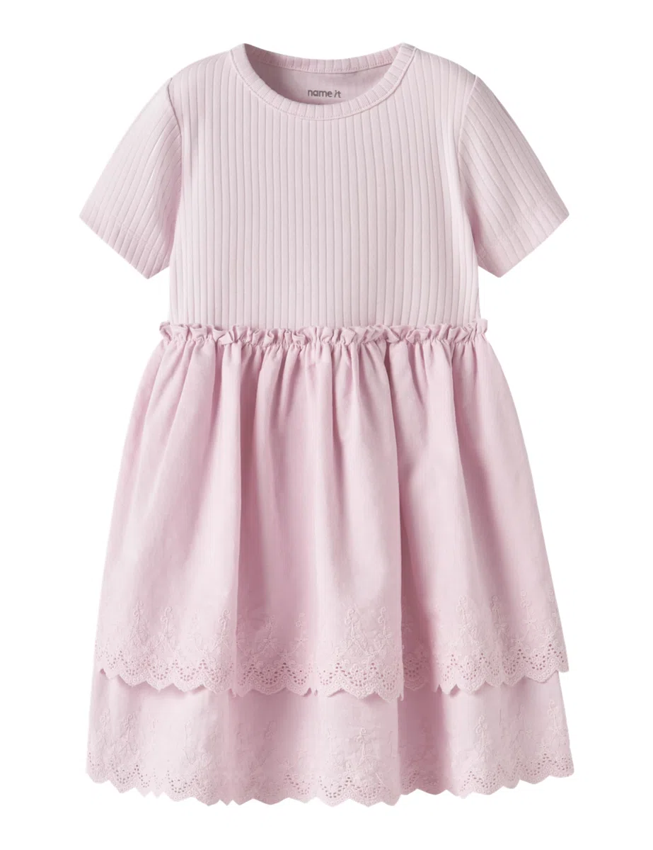 Name IT Nmfhavelle SS Dress Bambine e Ragazze