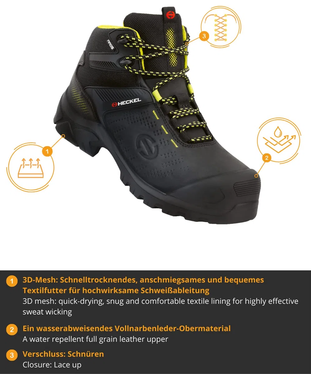 Heckel MACCROSSROAD 3.0 S3 HIGH - stivali di sicurezza impermeabili - per uomo
