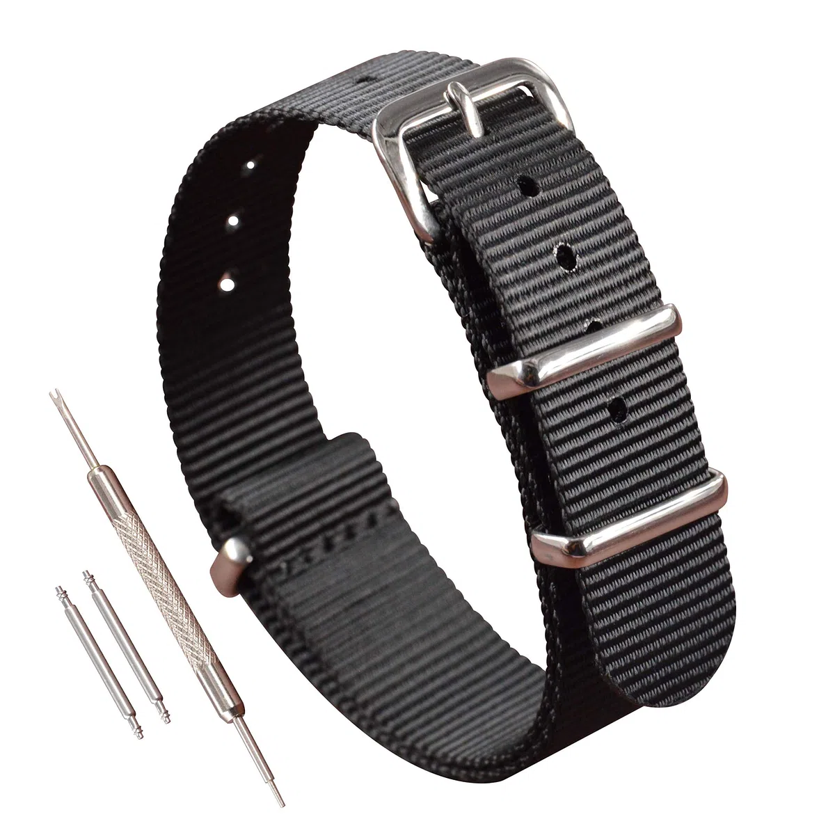 Cinturino Orologio Nylon Sottile Ricambio(10 12 13 14 15 16 17 18 19 20 21 22 23 24mm)