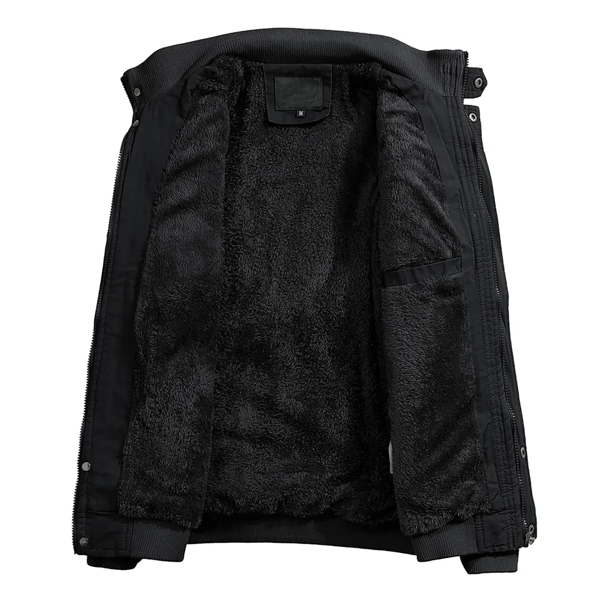 TACVASEN Uomo Giacca Militare Invernale Jacket Casual Interno in Pile Caldo collo in Piedi