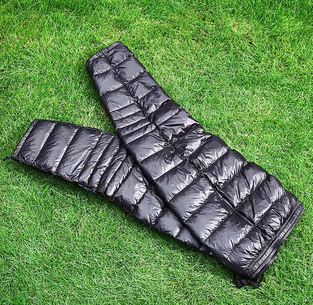 Tentock Winter Down Pants Pantaloni Invernali in Piumino Caldi Pantaloni da Neve Comprimibili Pantaloni Sportivi da Campeggio All'aperto Down Taddea Pants