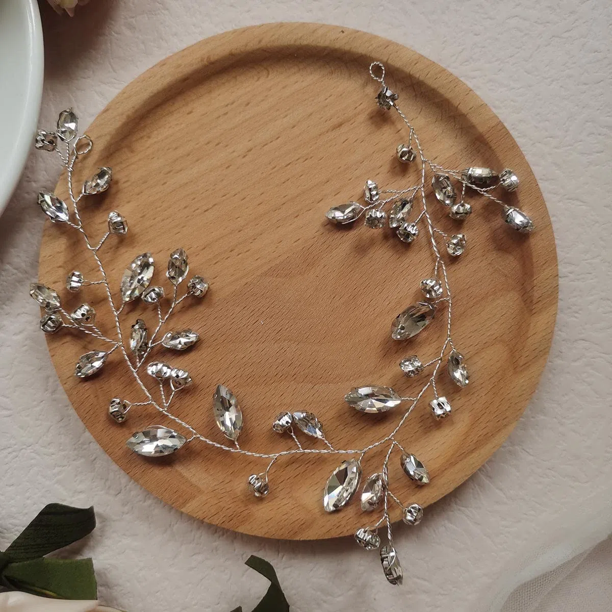 Accessori per capelli con fascia in cristallo per capelli da sposa con strass per capelli