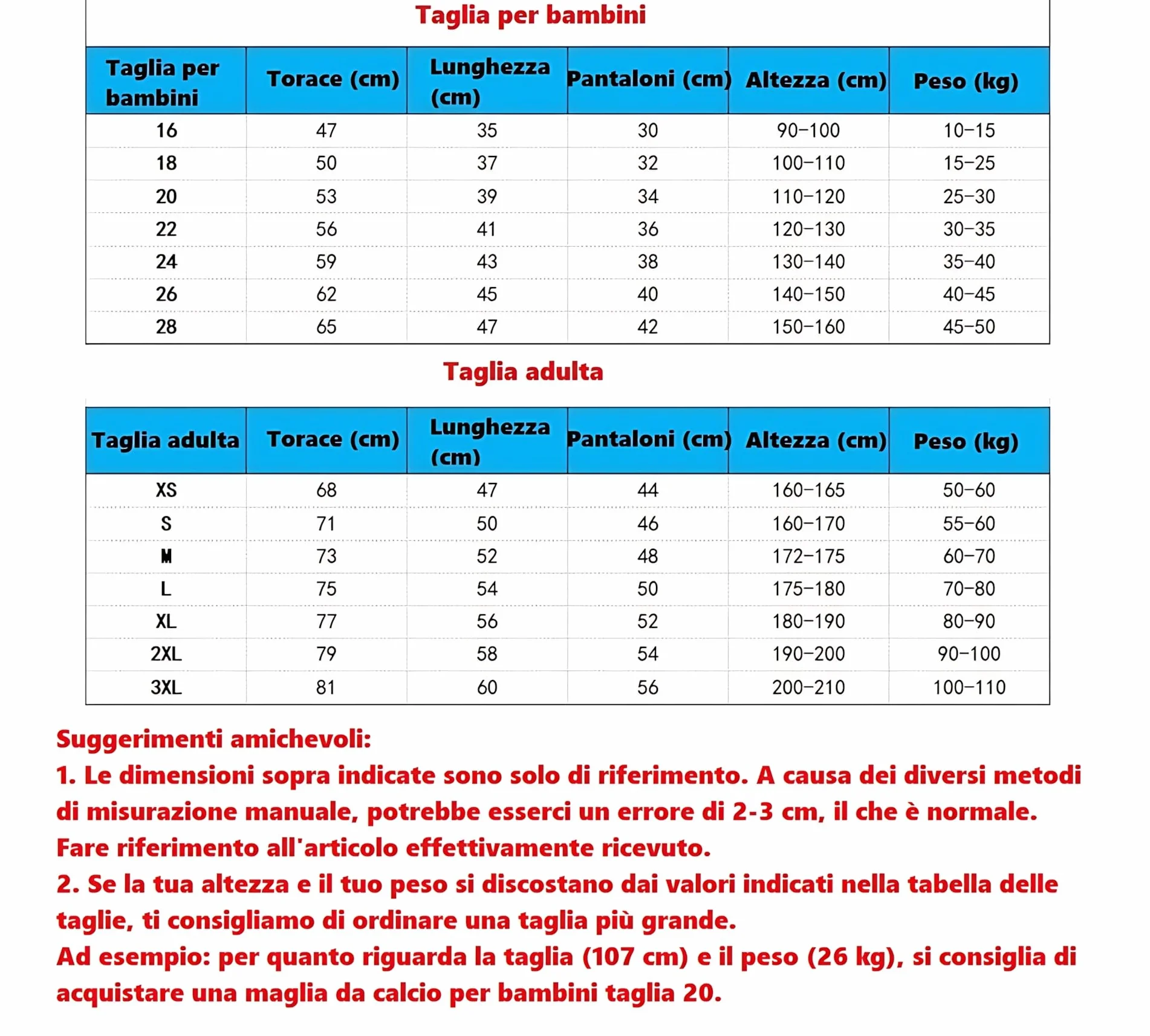 Maglie da Calcio per Bambini Kit Maglia per la Stagione 2025/2026 Kit per Adulti con Nome e Numero Personalizzabili Kit da Allenamento, Pantaloncini e Calzettoni
