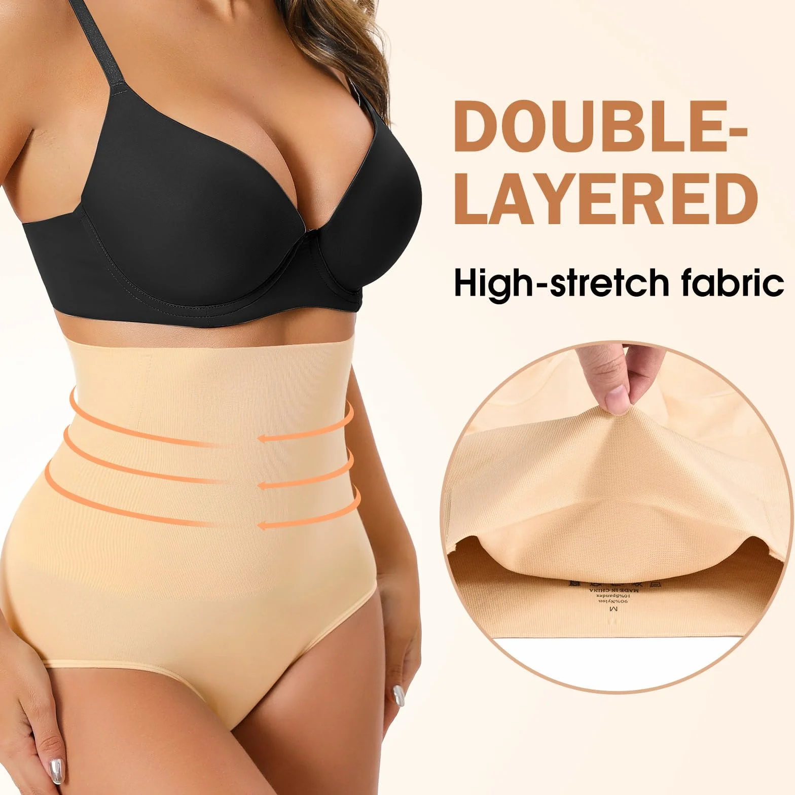 Tuopuda Guaina Contenitiva Donna Mutande Contenitive Pancia Piatta Vita Alta Intimo Contenitivo Modellante Slip Dimagrante Shapewear Senza Cuciture