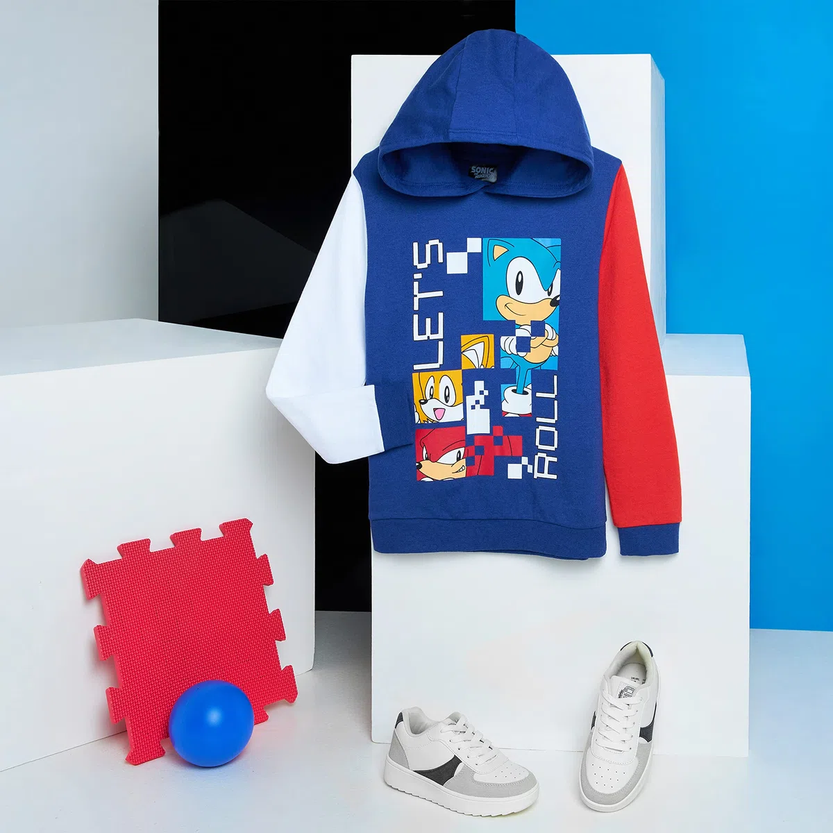 SONIC THE HEDGEHOG Felpa Bambino - Felpa con Cappuccio 4-12 Anni Felpe Ragazzo in Cotone Abbigliamento Sonic Ufficiale Regali per Gamer