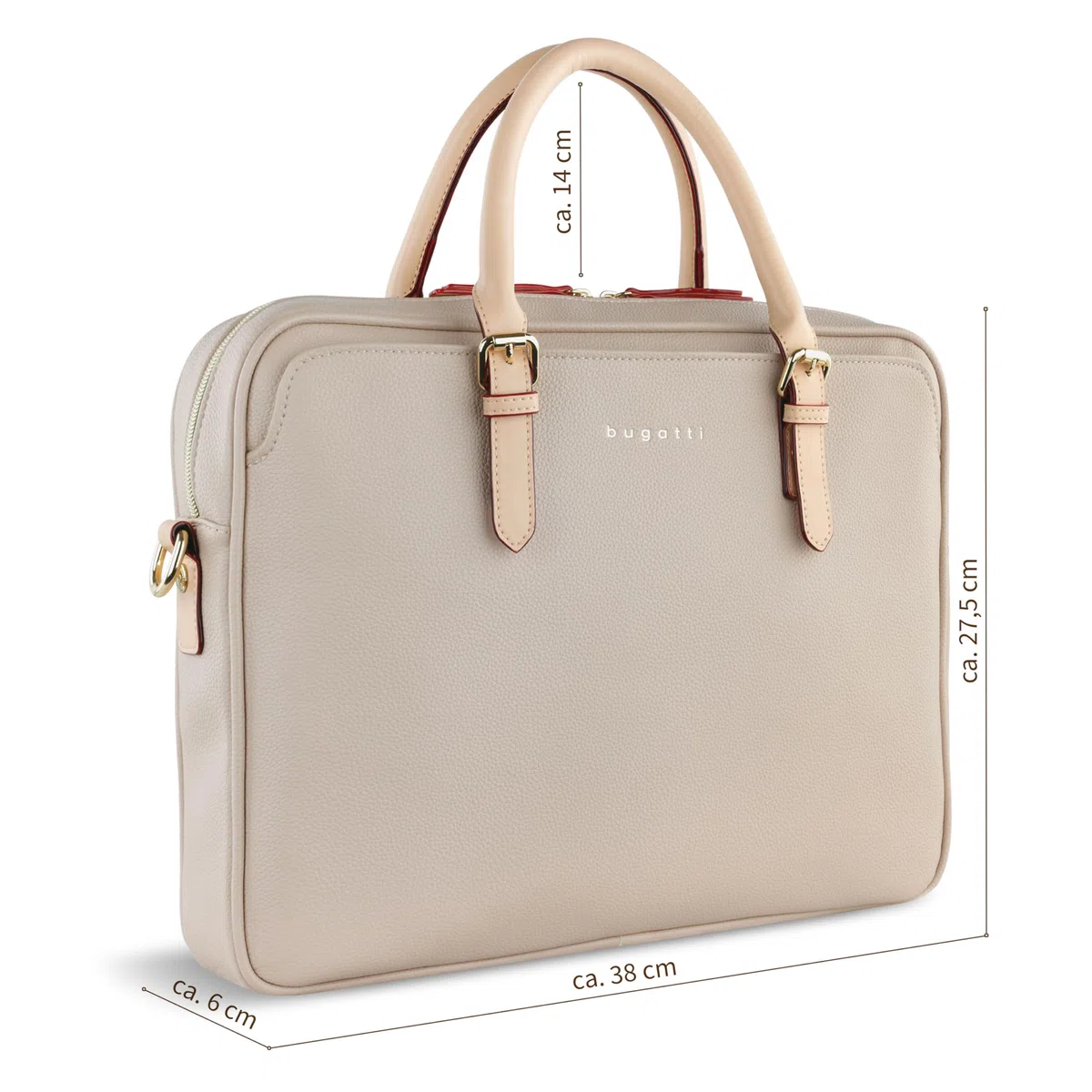 bugatti Ella Borsa business 15", cartella in similpelle con scomparto per laptop