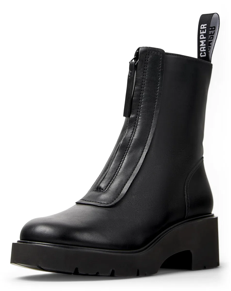 Camper Milah K400776 Zip BootieDonna