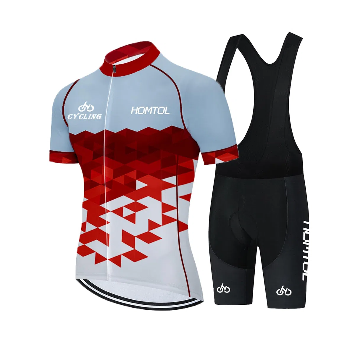 Maglia da Ciclismo Set Completo Ciclismo Uomo Estivo Maniche Corte Tuta Ciclismo Uomo + pantaloncini Manica Lunga Completo Bici Uomo Triathlon Tuta Uomo Maglia Ciclismo MTB
