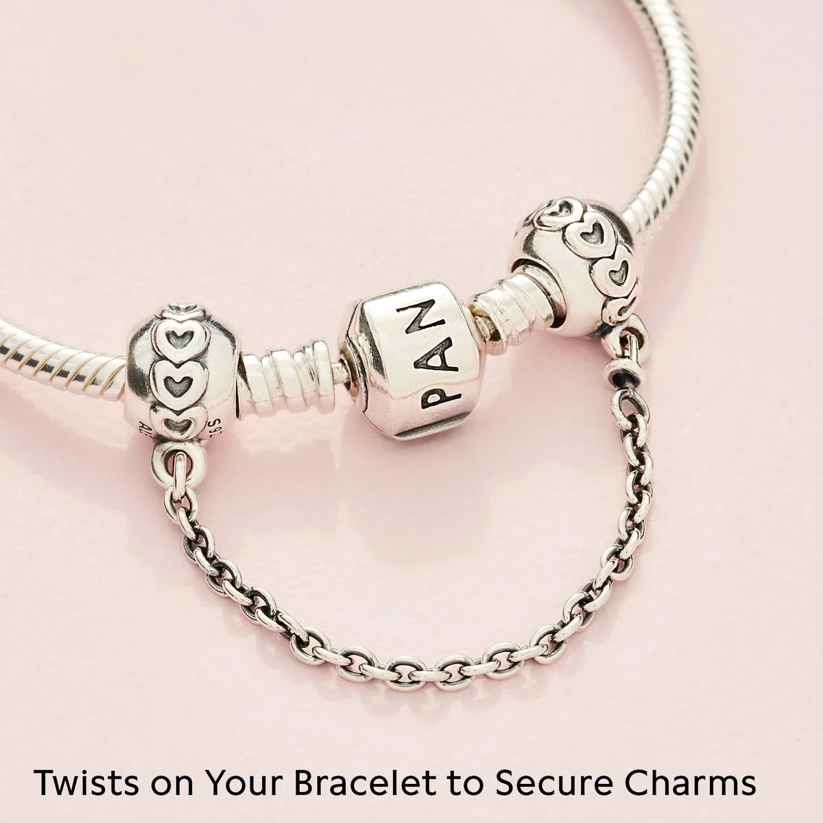 PANDORA - Charm e clip fascia di cuore