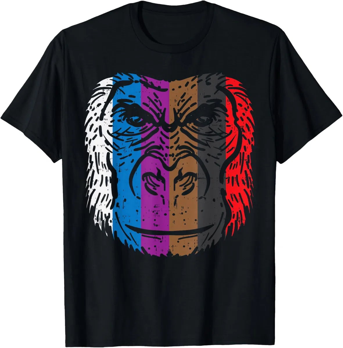 Gorilla Jiu Jitsu Belt Rank BJJ Brazilian Martial Arts Gift Maglietta