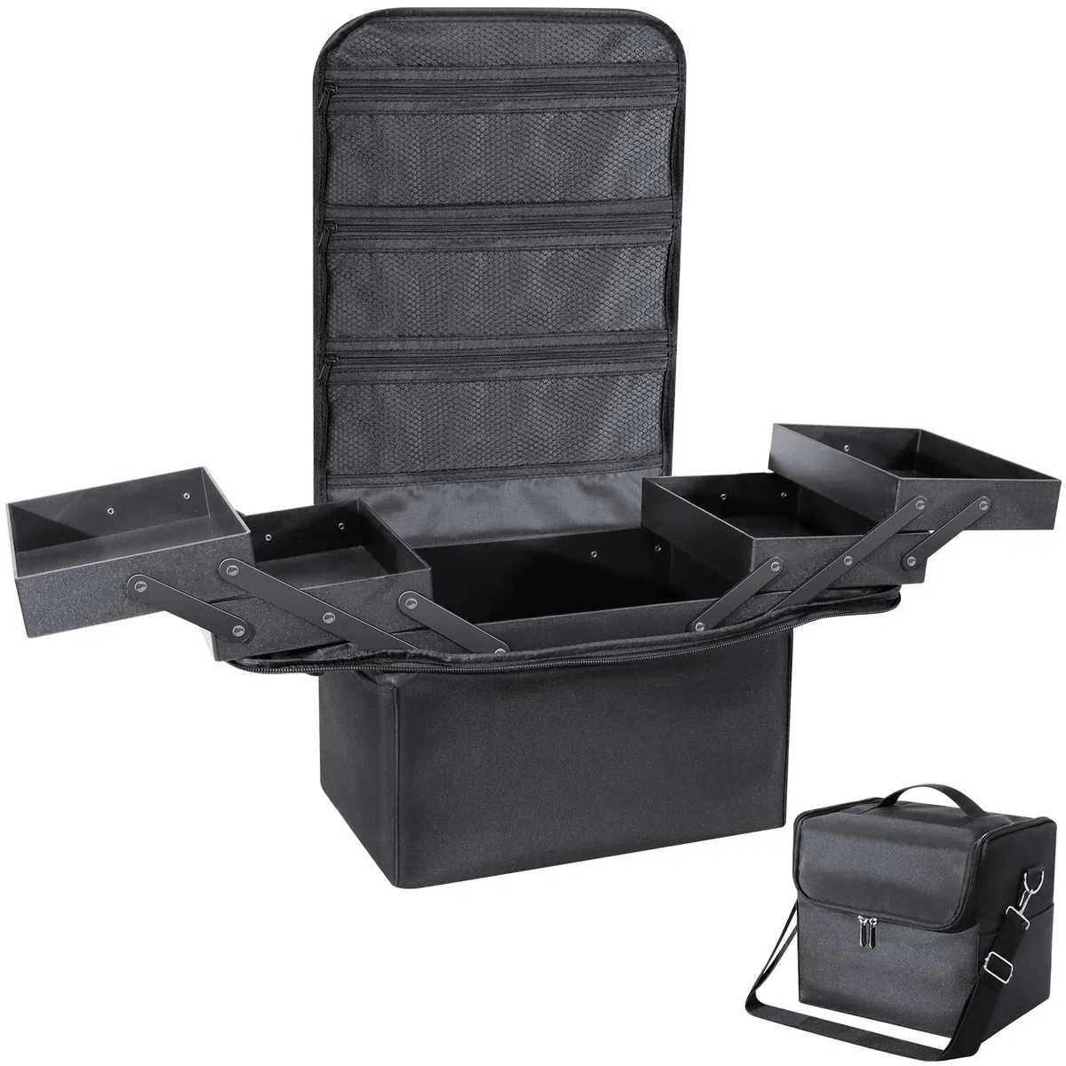 Valigetta Porta Trucchi, Beauty Case Donna Borsa Trucco Professionale Grande, Valigia Make Up Bag Organizer Borsa Estetista Portatrucchi Trousse Makeup