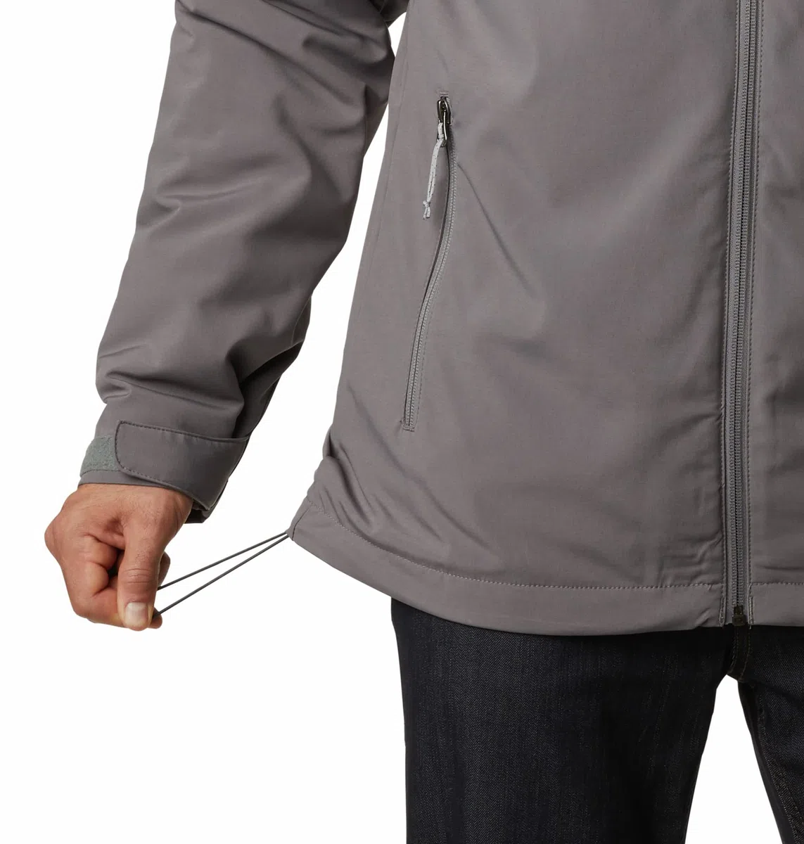 Columbia Men's Gate Racer Softshell, Softshell Jacket, Black, Size L